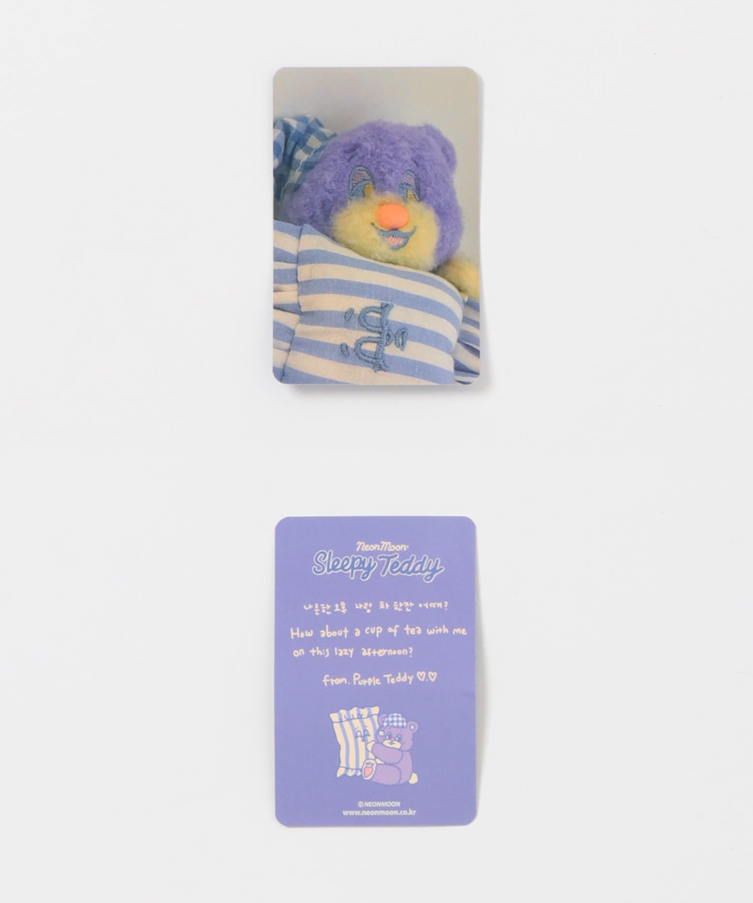 『WEB/一部店舗限定』NEONMOON　Sleepy Teddy Key Holder PPL -