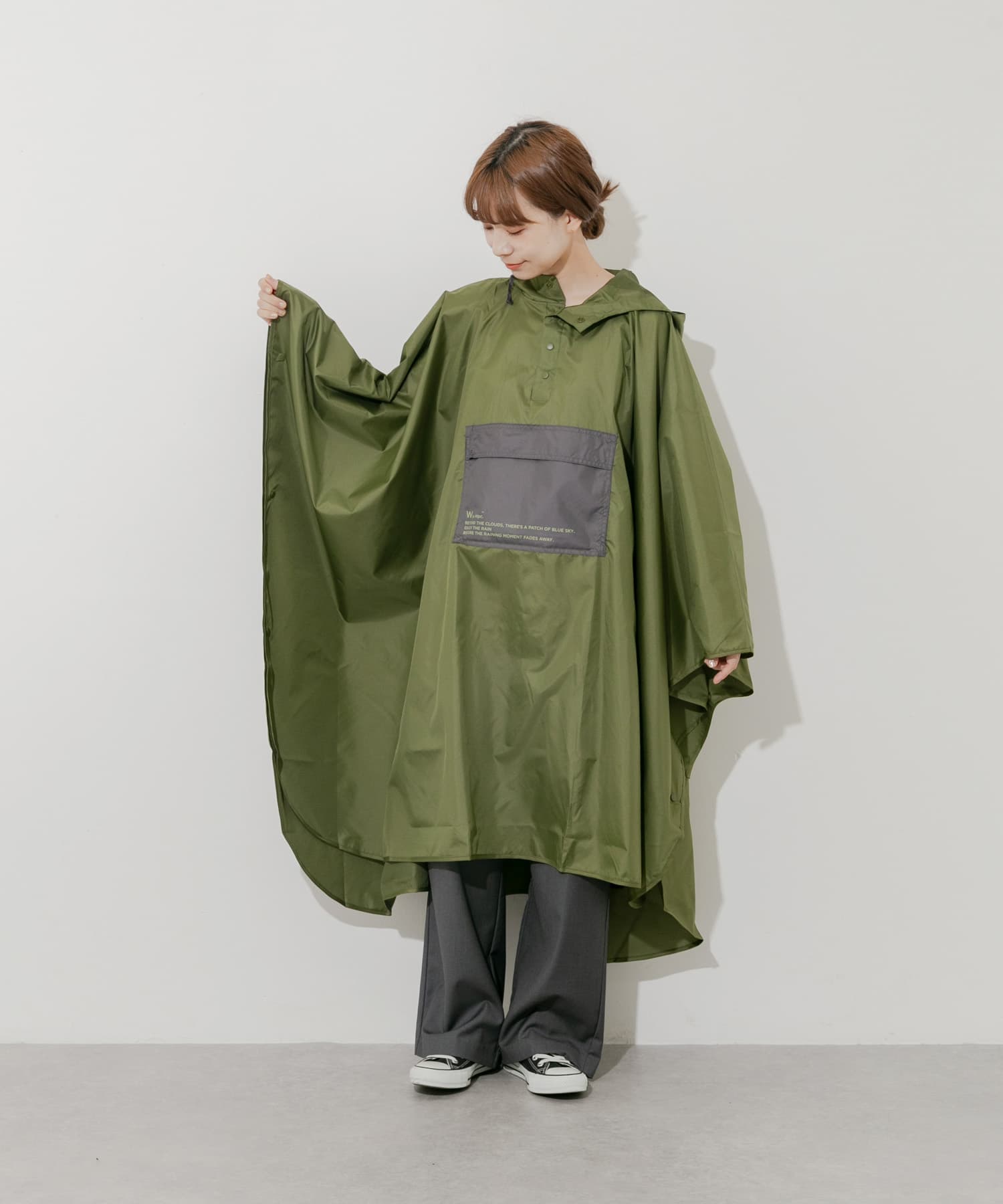 身長：158cm サイズ：one