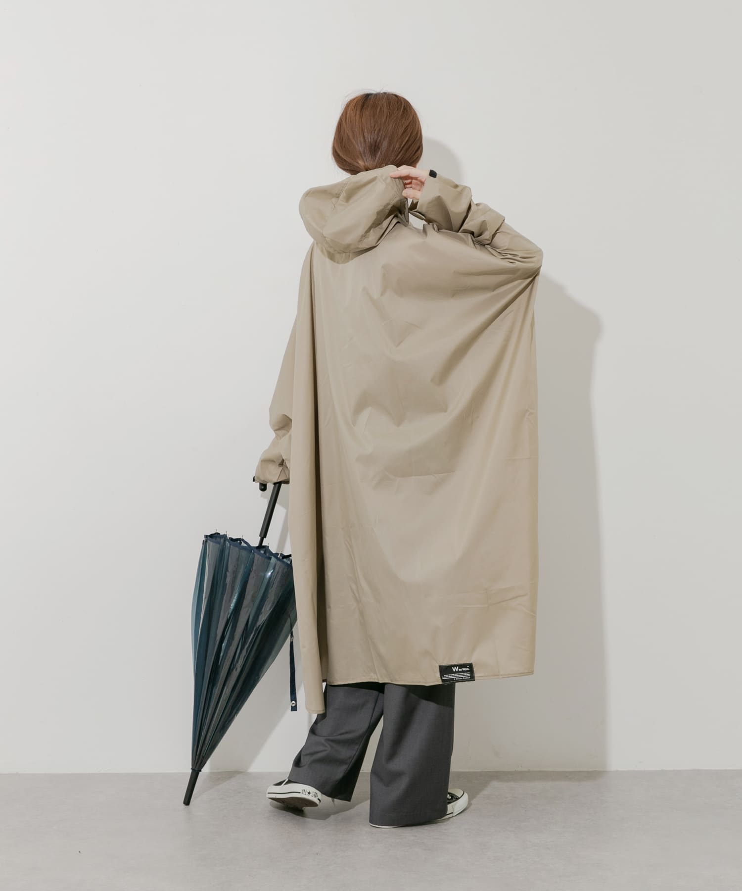 w.p.c ユニセックス ウォーターリペレントポンチョ(one BLK): アウター
