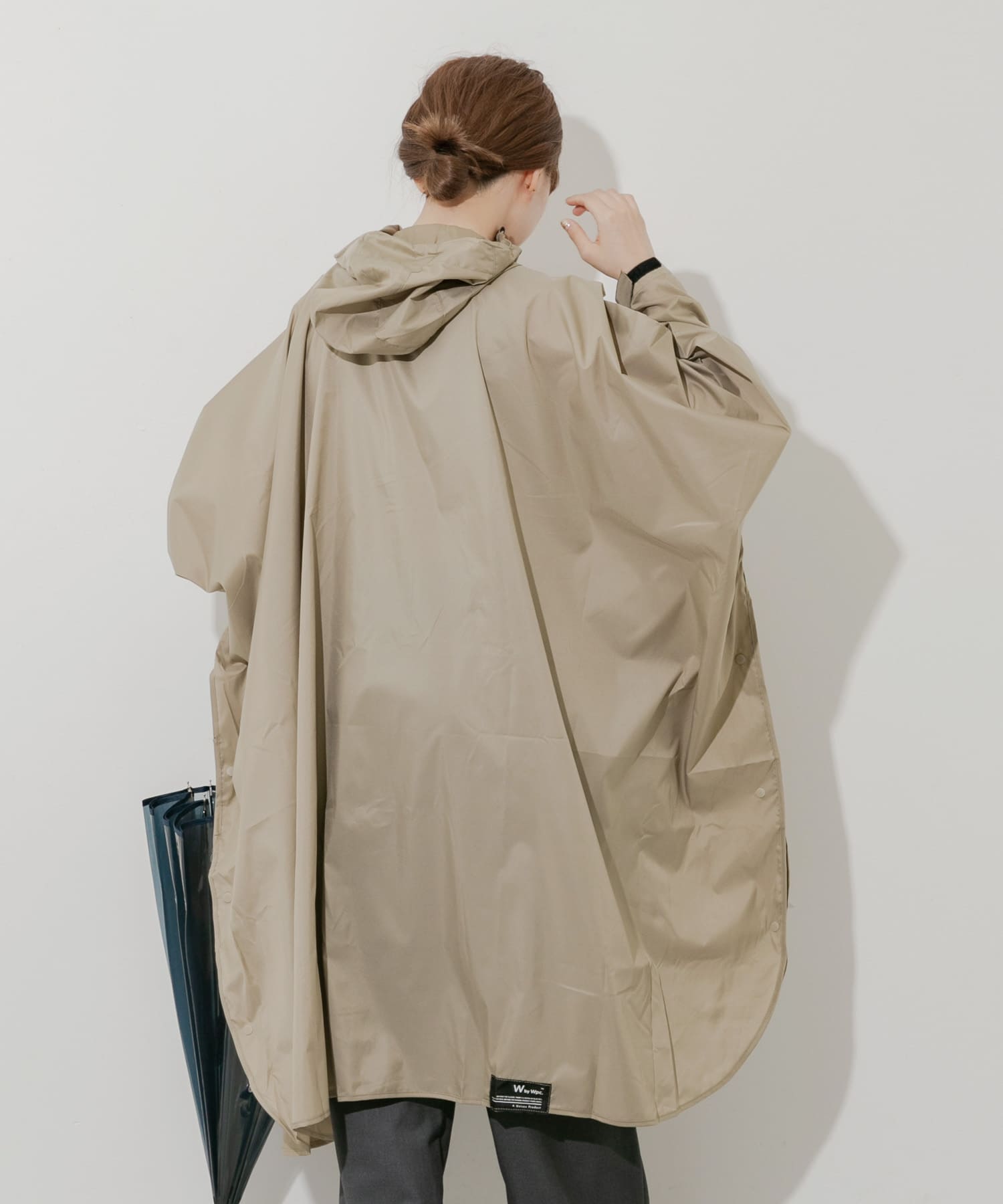 w.p.c　ユニセックス ウォーターリペレントポンチョ BEG one