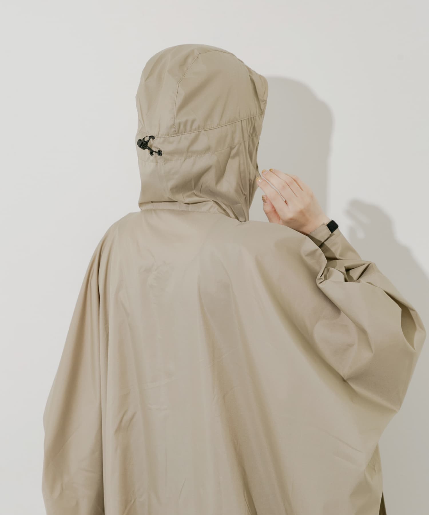 w.p.c　ユニセックス ウォーターリペレントポンチョ BEG one