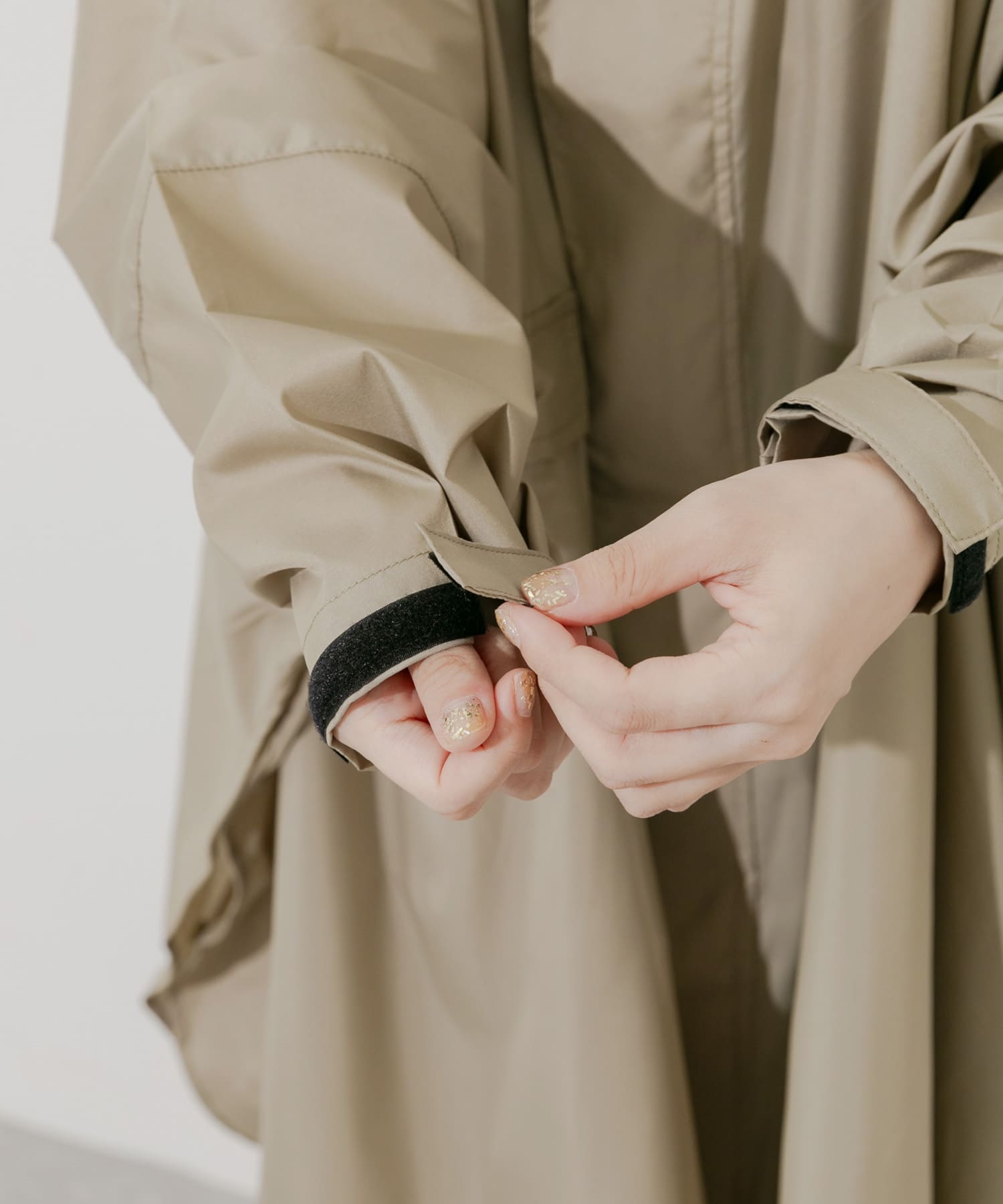 w.p.c　ユニセックス ウォーターリペレントポンチョ BEG one