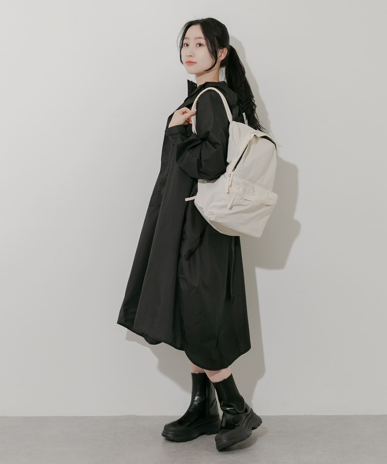 身長：156cm サイズ：one