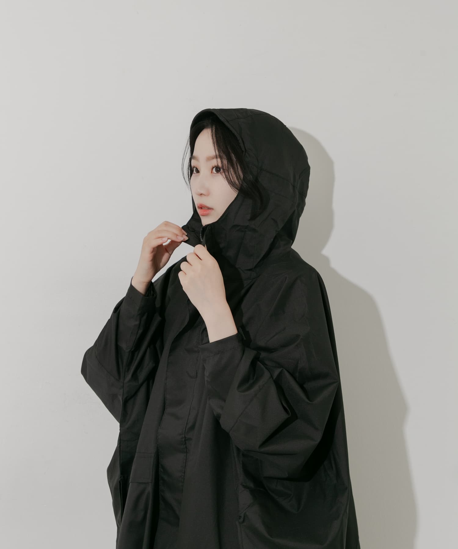 w.p.c　ユニセックス ウォーターリペレントポンチョ BLK one