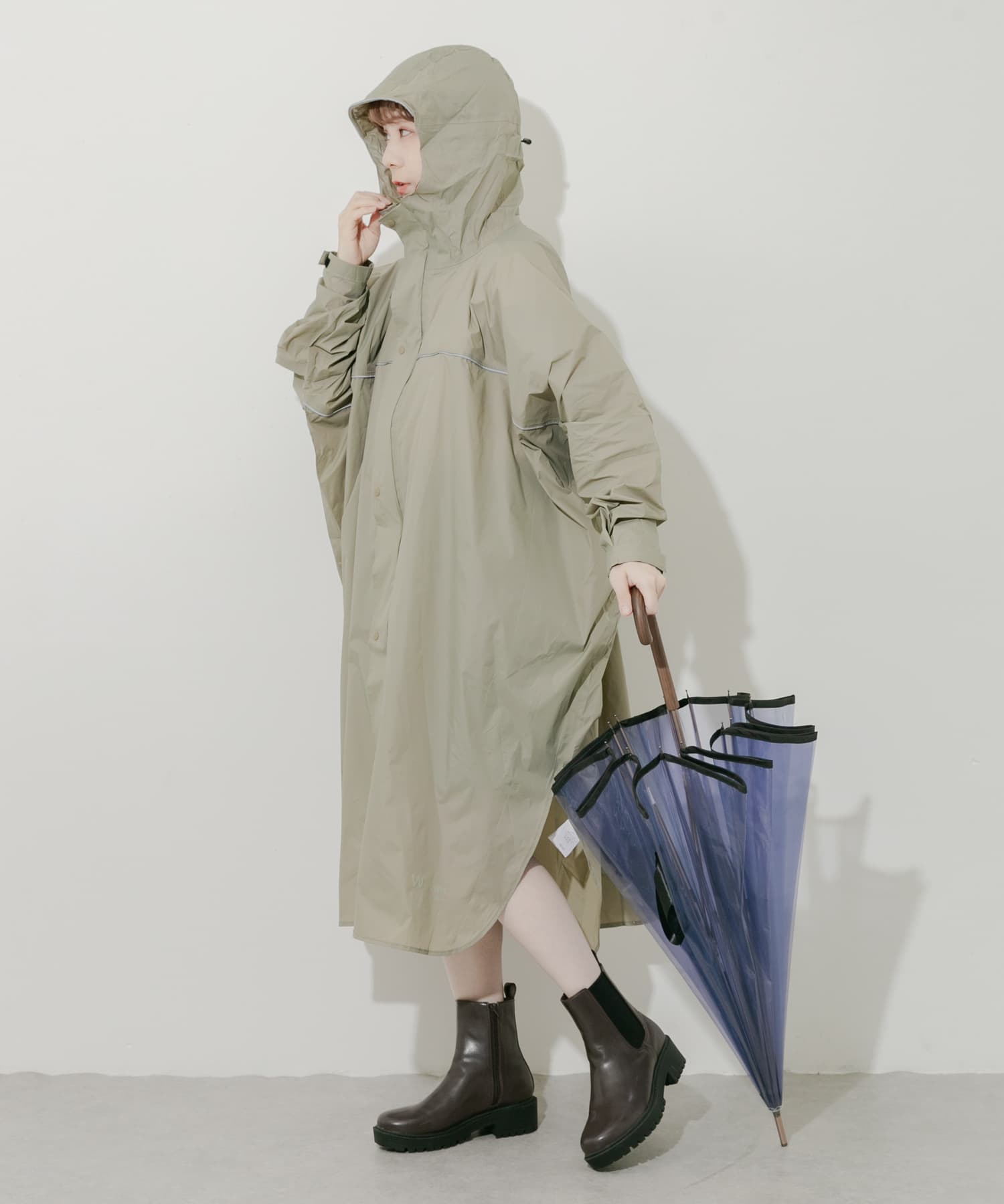 WEB限定』『ユニセックス』Wpc. バイシクルスリーブポンチョ(one