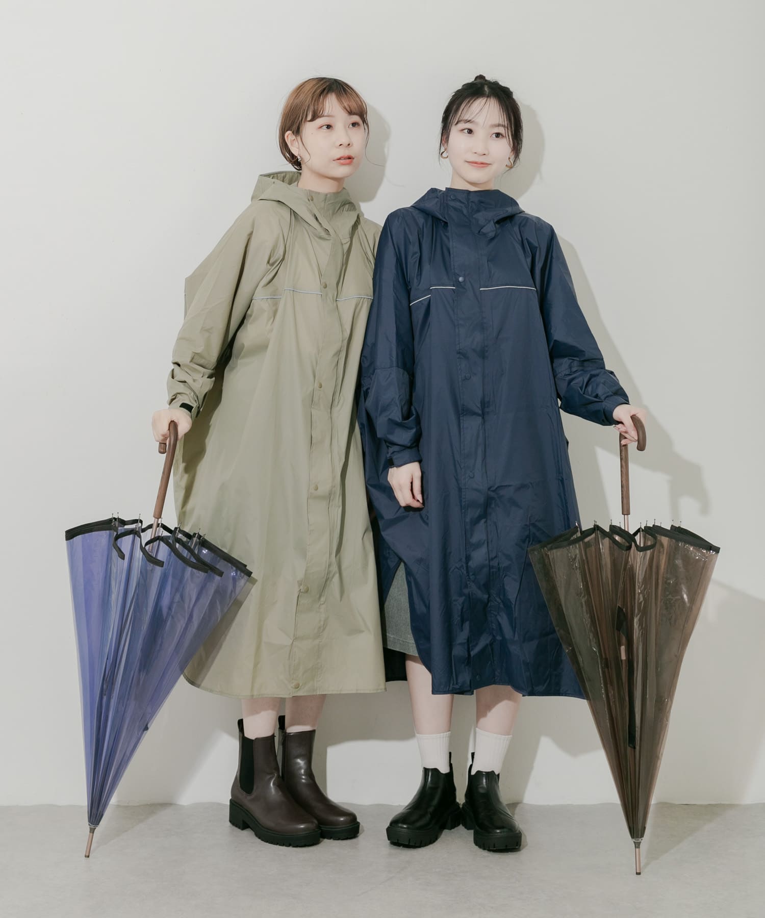 WEB限定』『ユニセックス』Wpc. バイシクルスリーブポンチョ(one