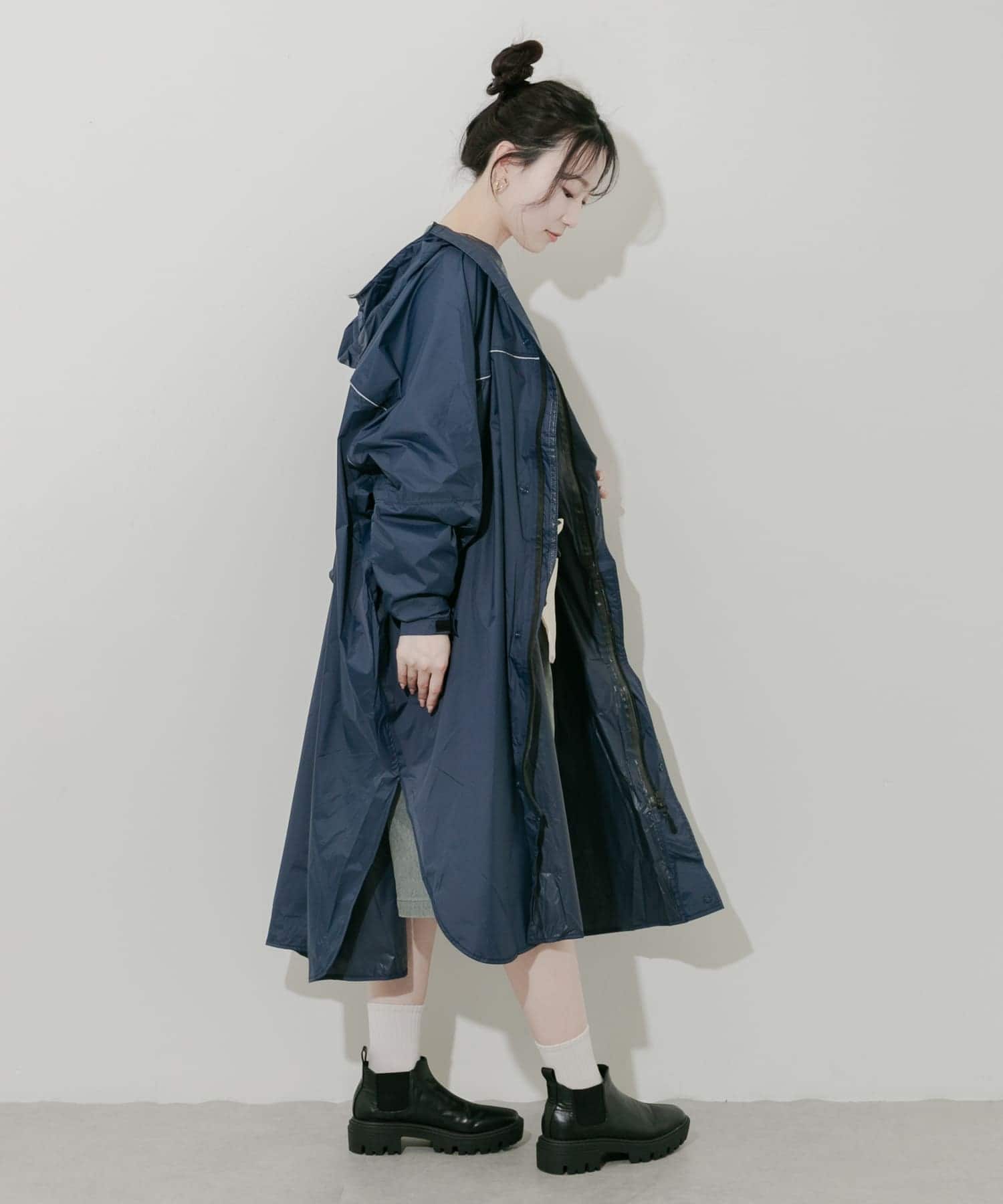 『WEB限定』『ユニセックス』Wpc.　バイシクルスリーブポンチョ