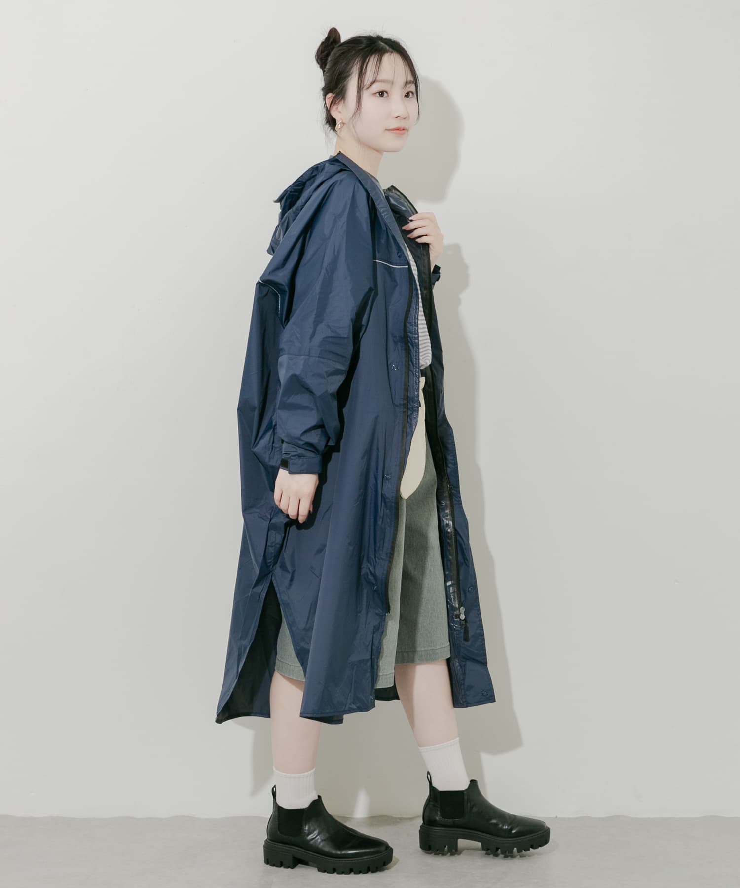 男女兼用て使えるユニセックステサインのレインホンチョてす。