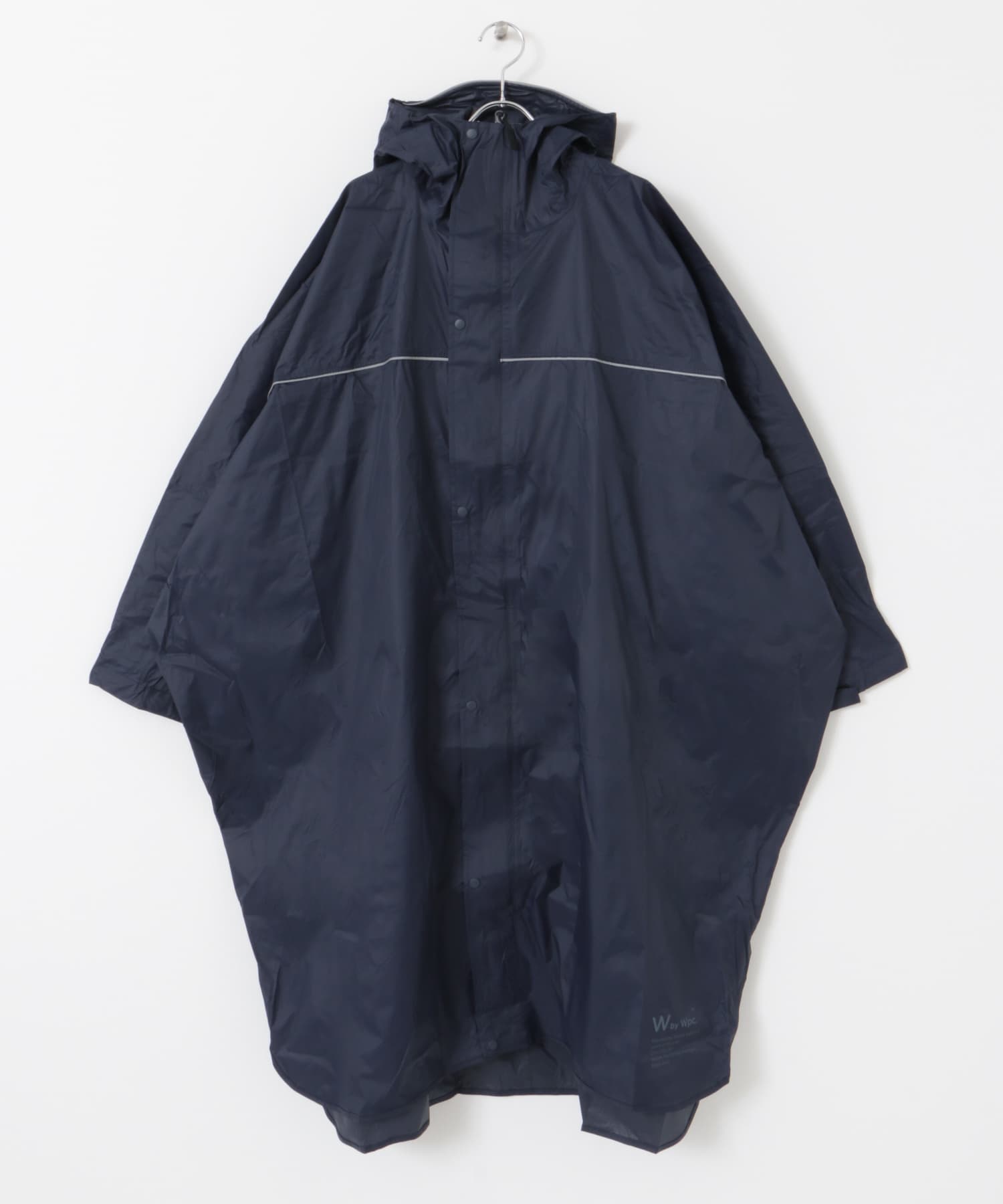 『WEB限定』『ユニセックス』Wpc.　バイシクルスリーブポンチョ NVY one