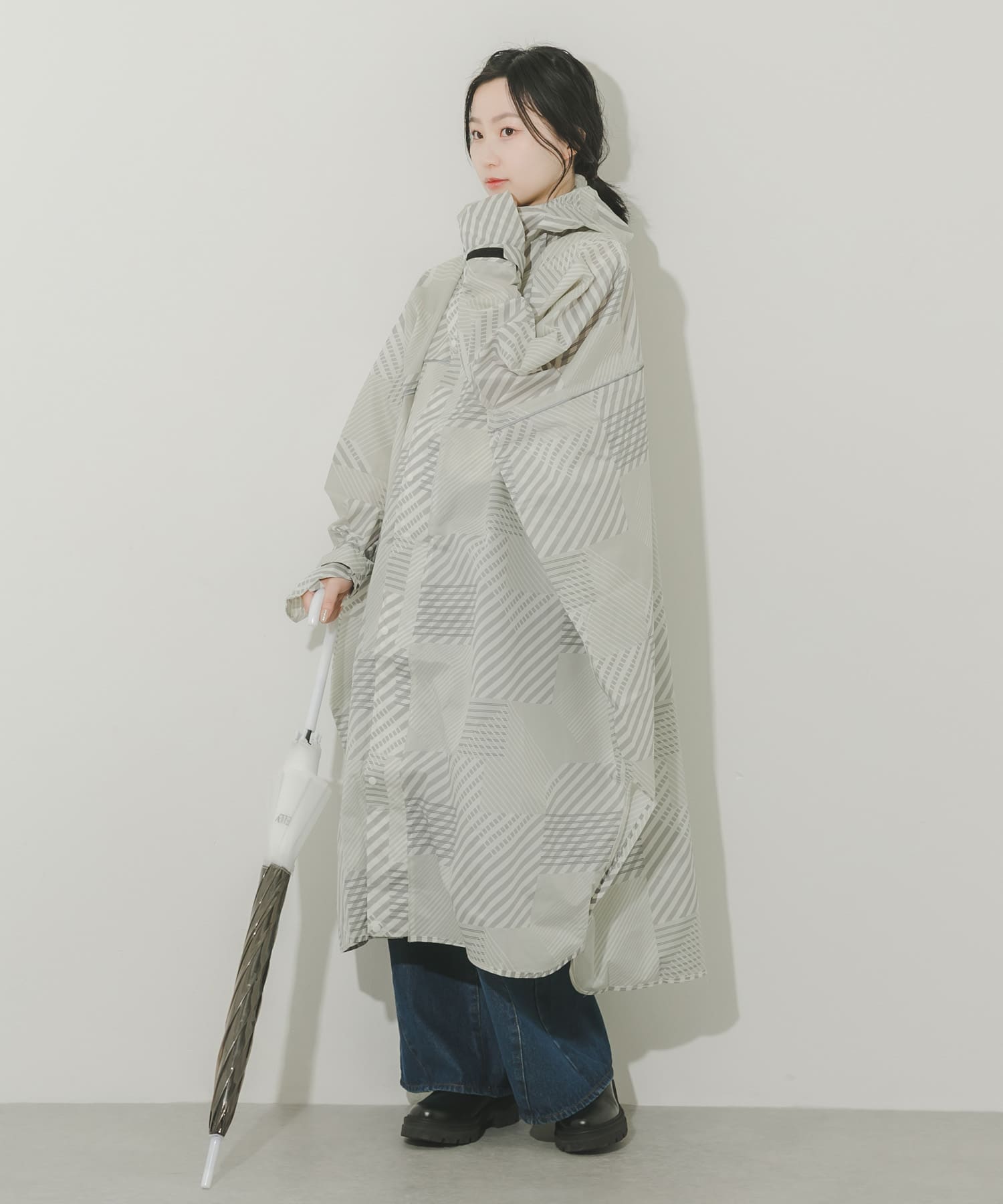 『WEB限定』『ユニセックス』Wpc.　バイシクルスリーブポンチョ