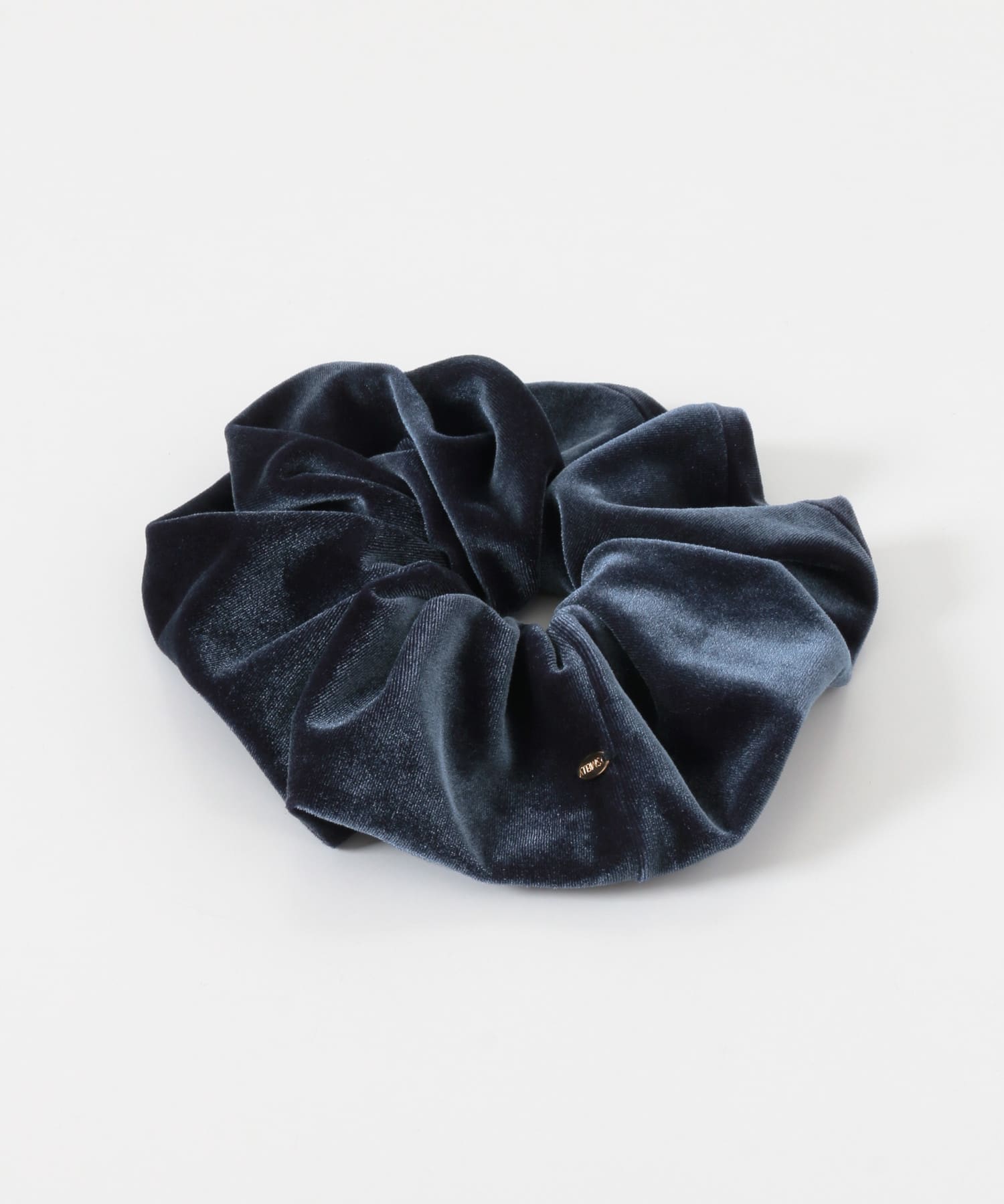 ベロアボリュームシュシュ BLU -