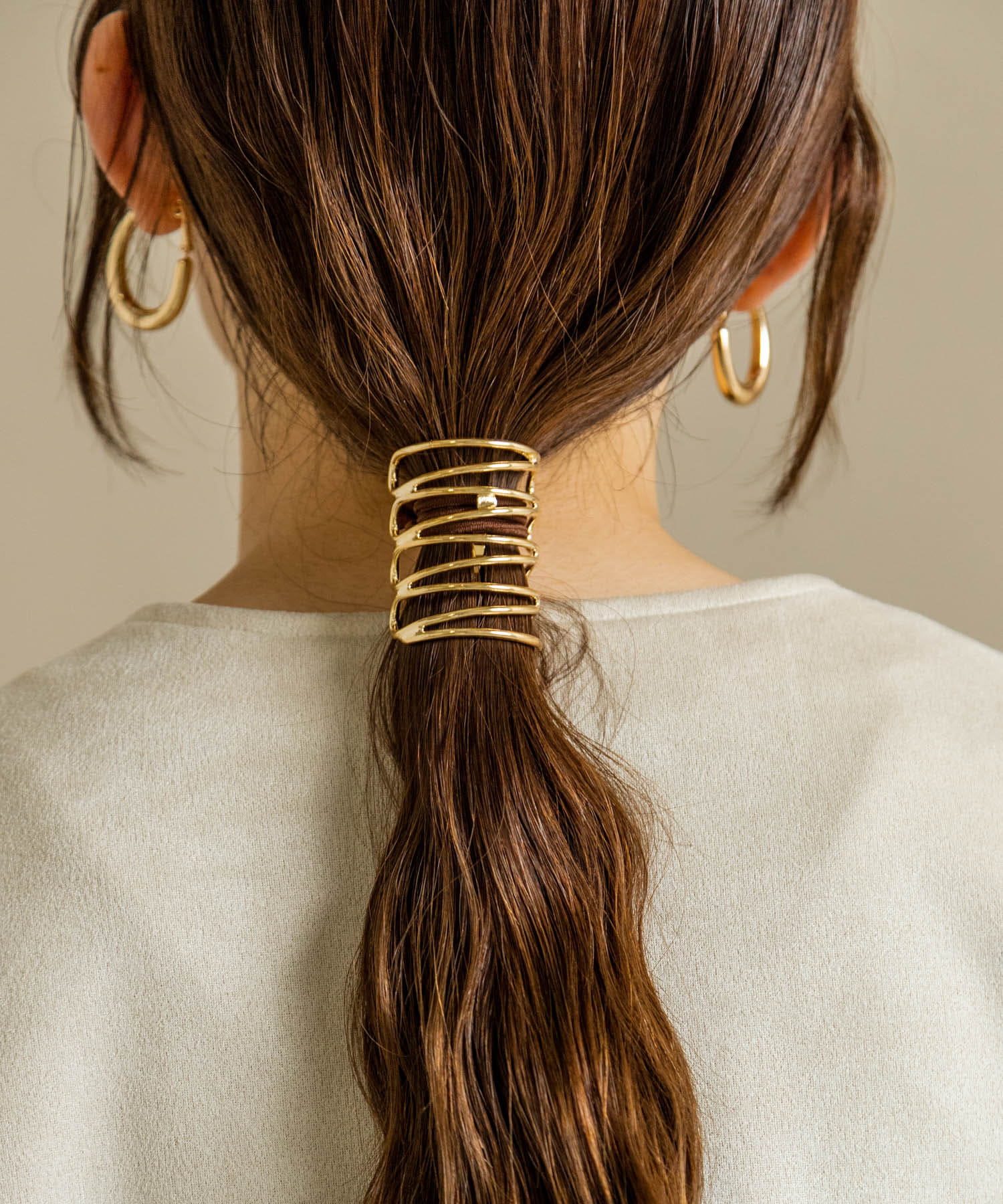 メタルモヨウヘアカフ GLD -