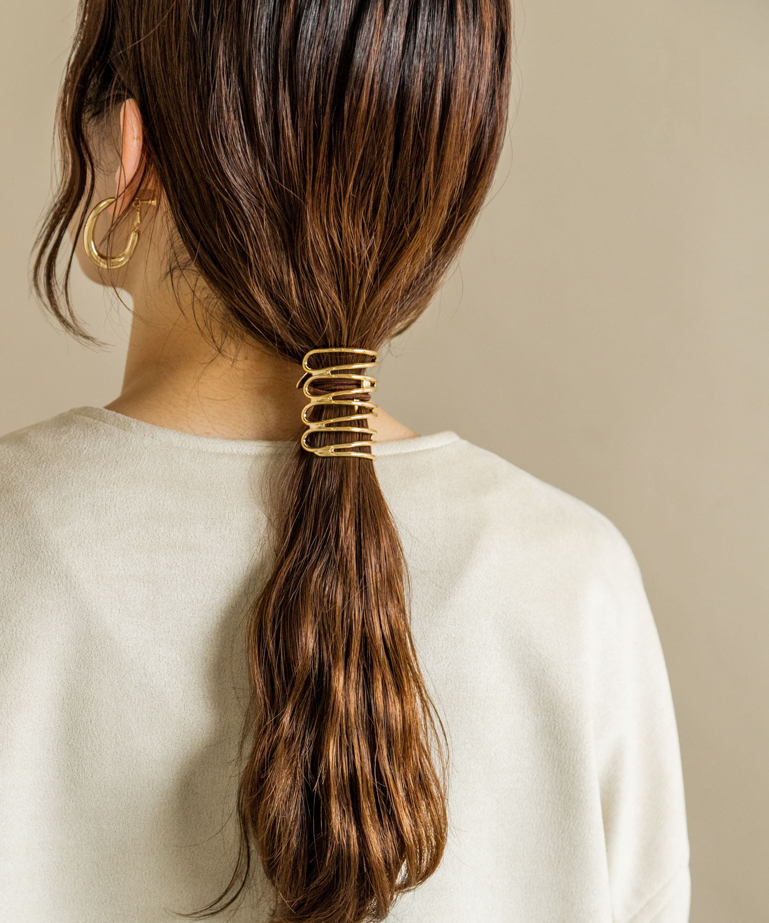 メタルモヨウヘアカフ GLD -