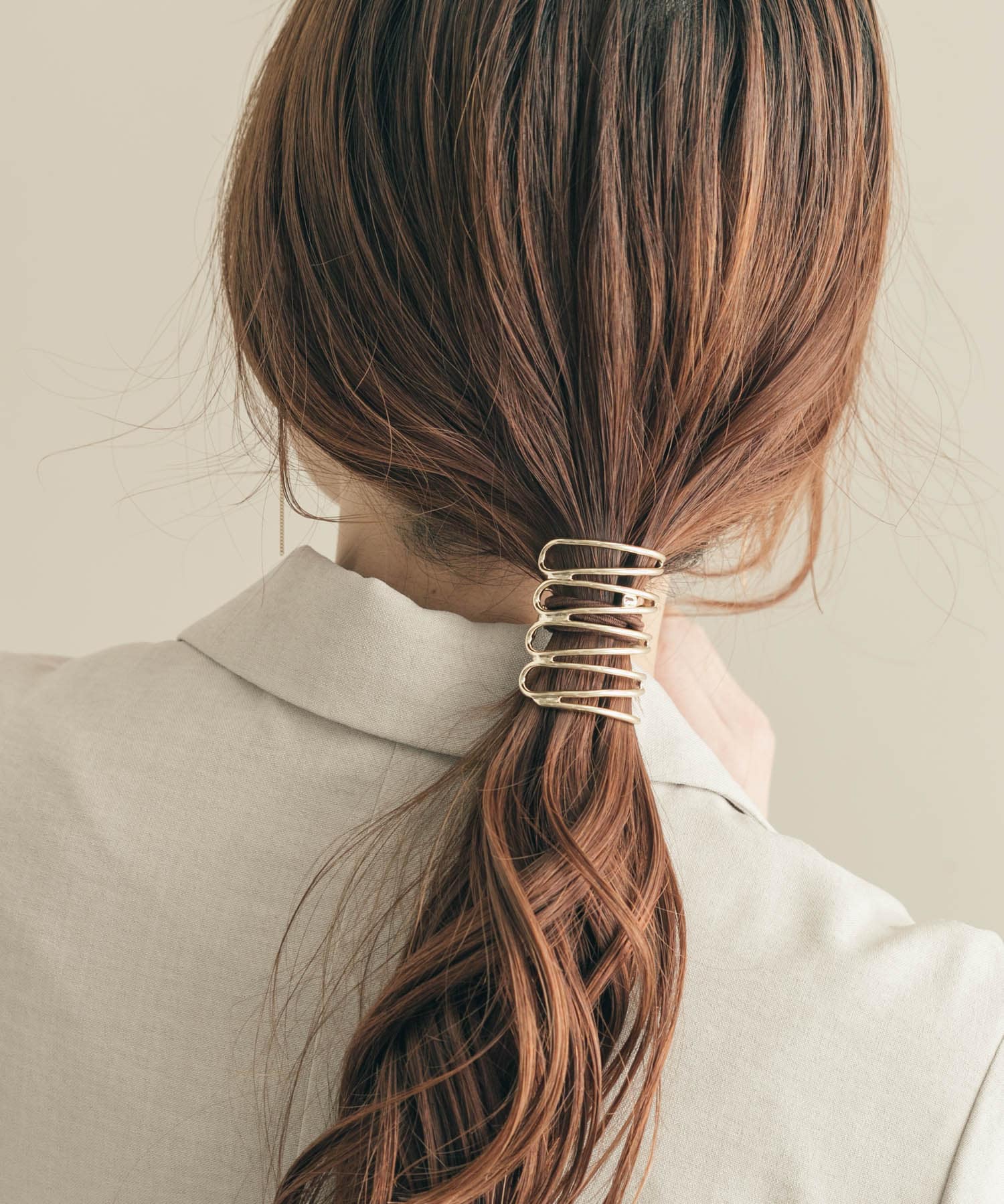 メタルモヨウヘアカフ GLD -
