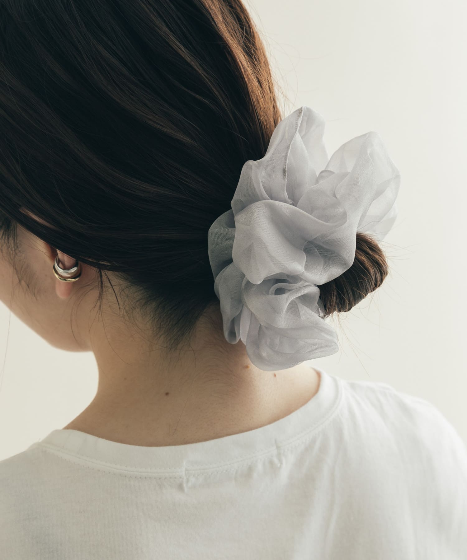 オーガンジーシュシュ