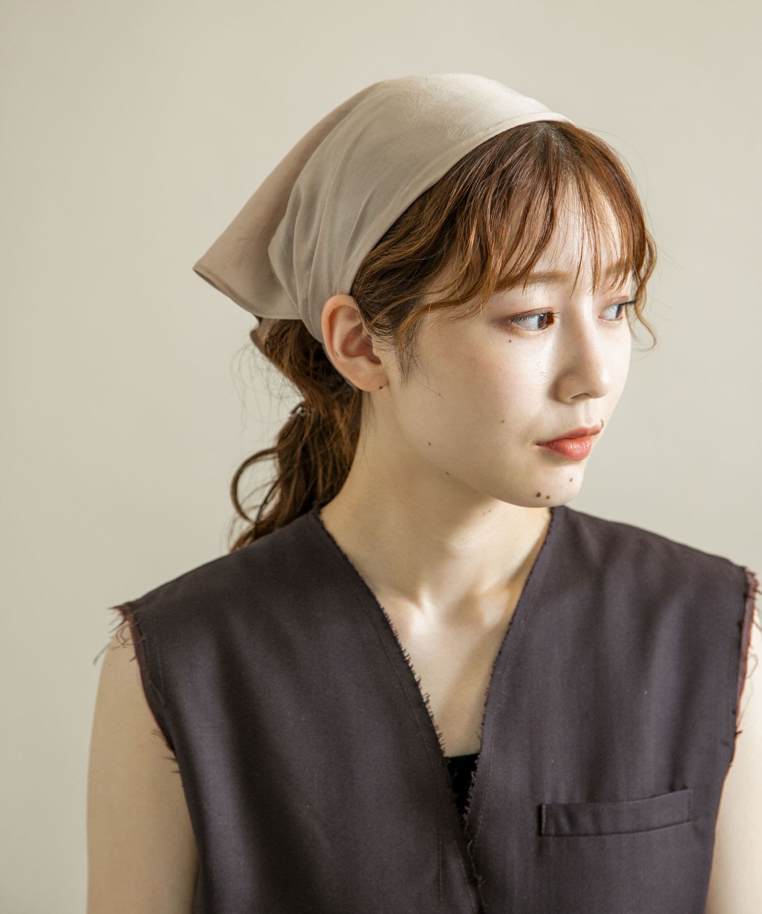 スカーフターバン BEG -