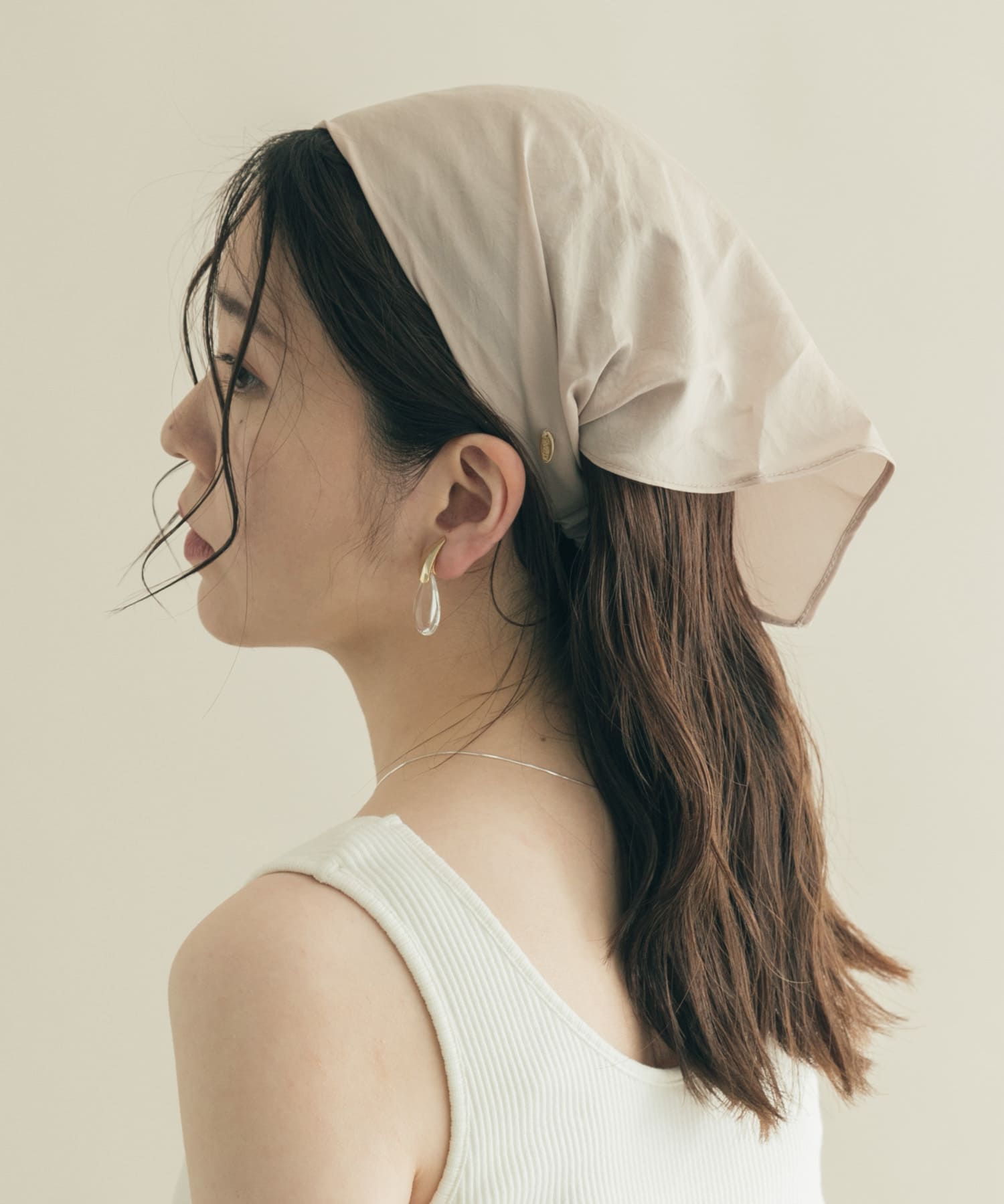 スカーフターバン BEG -