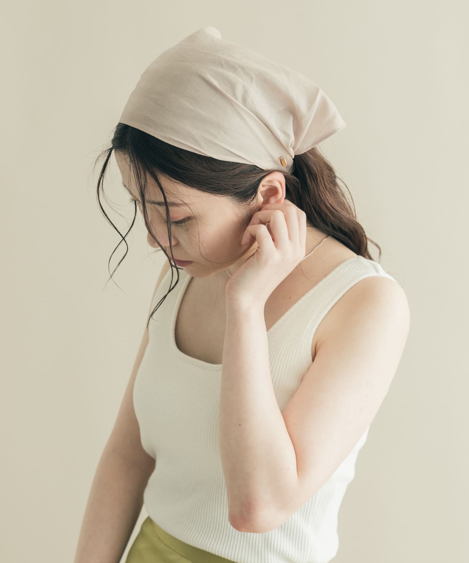 スカーフターバン BEG -