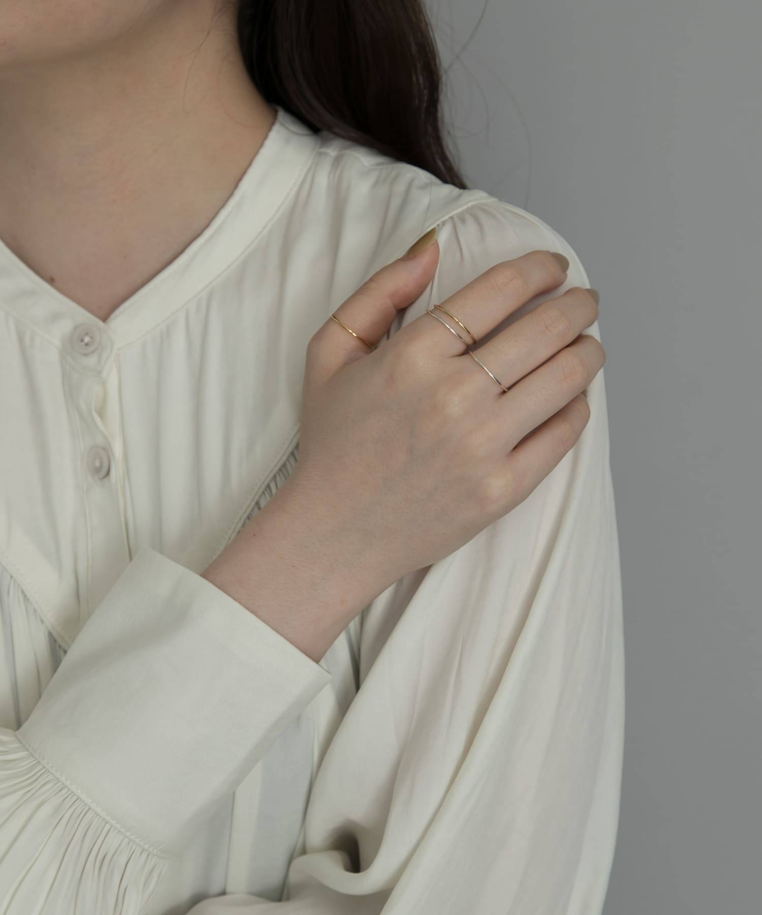 silver925シンプルセットリング SLV -