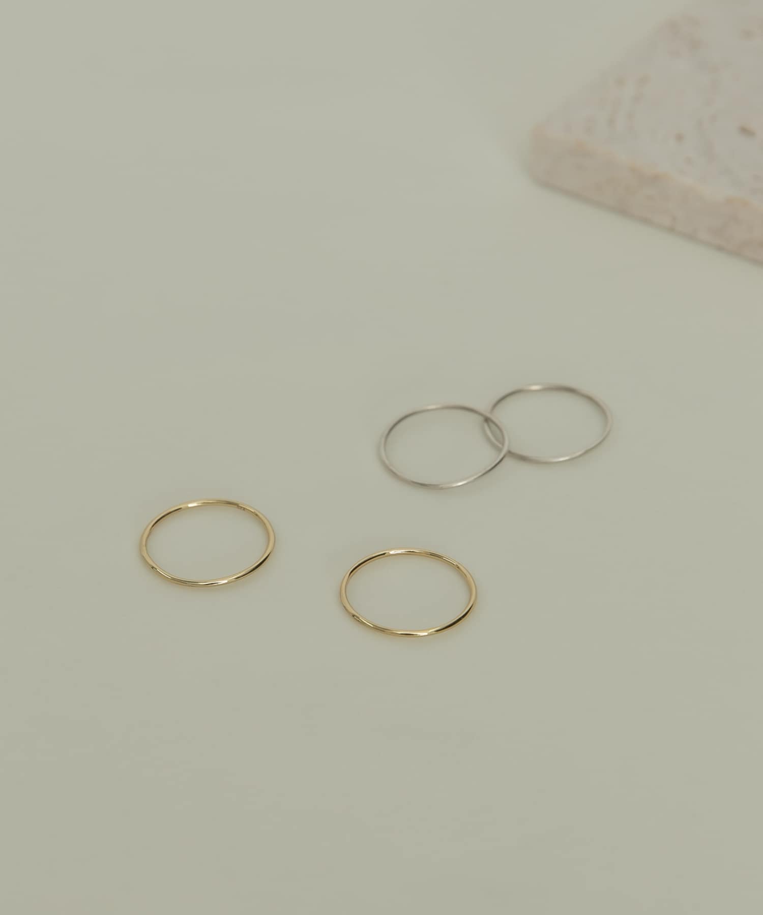 silver925シンプルセットリング SLV -