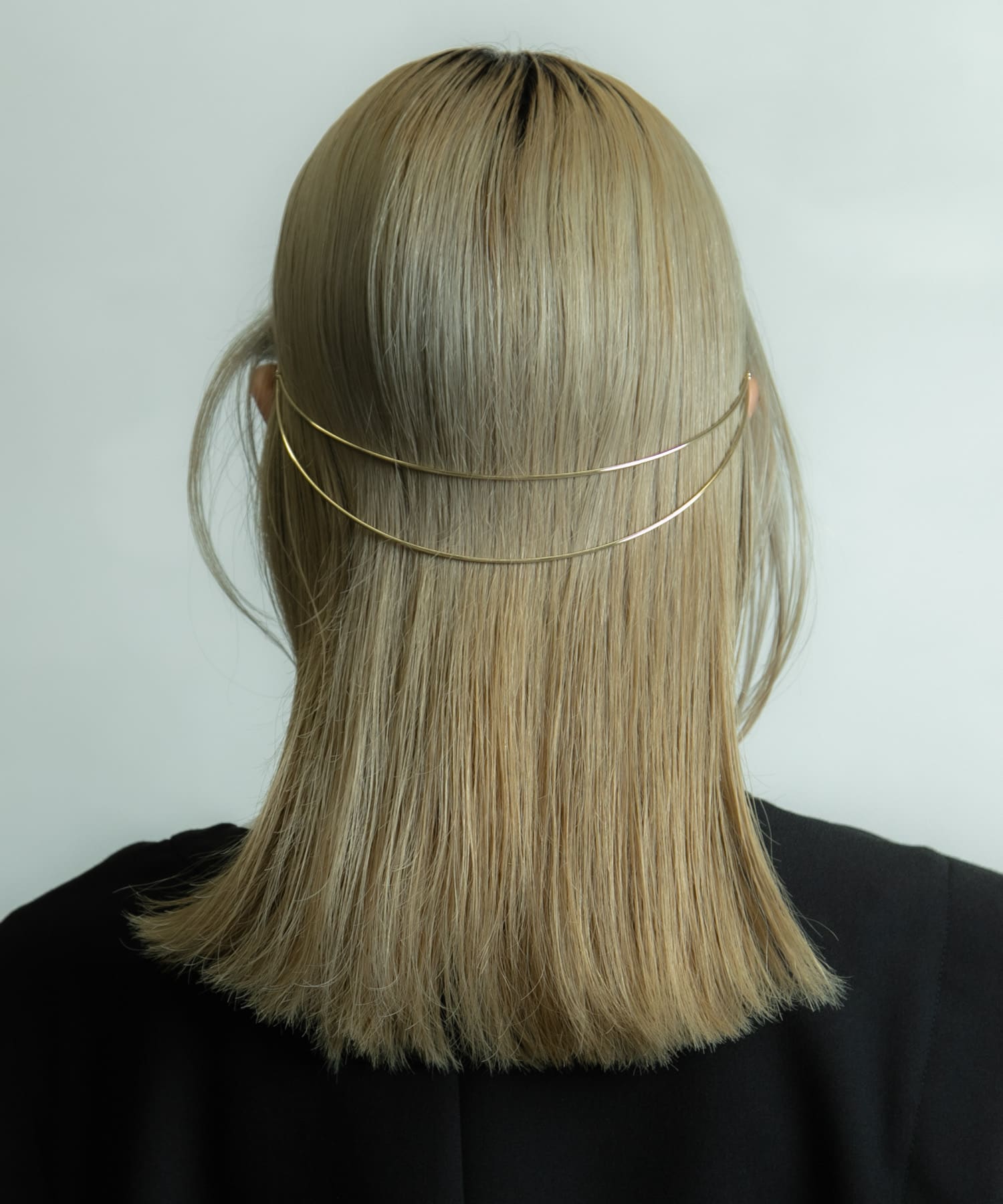 バックカチューシャ GLD -