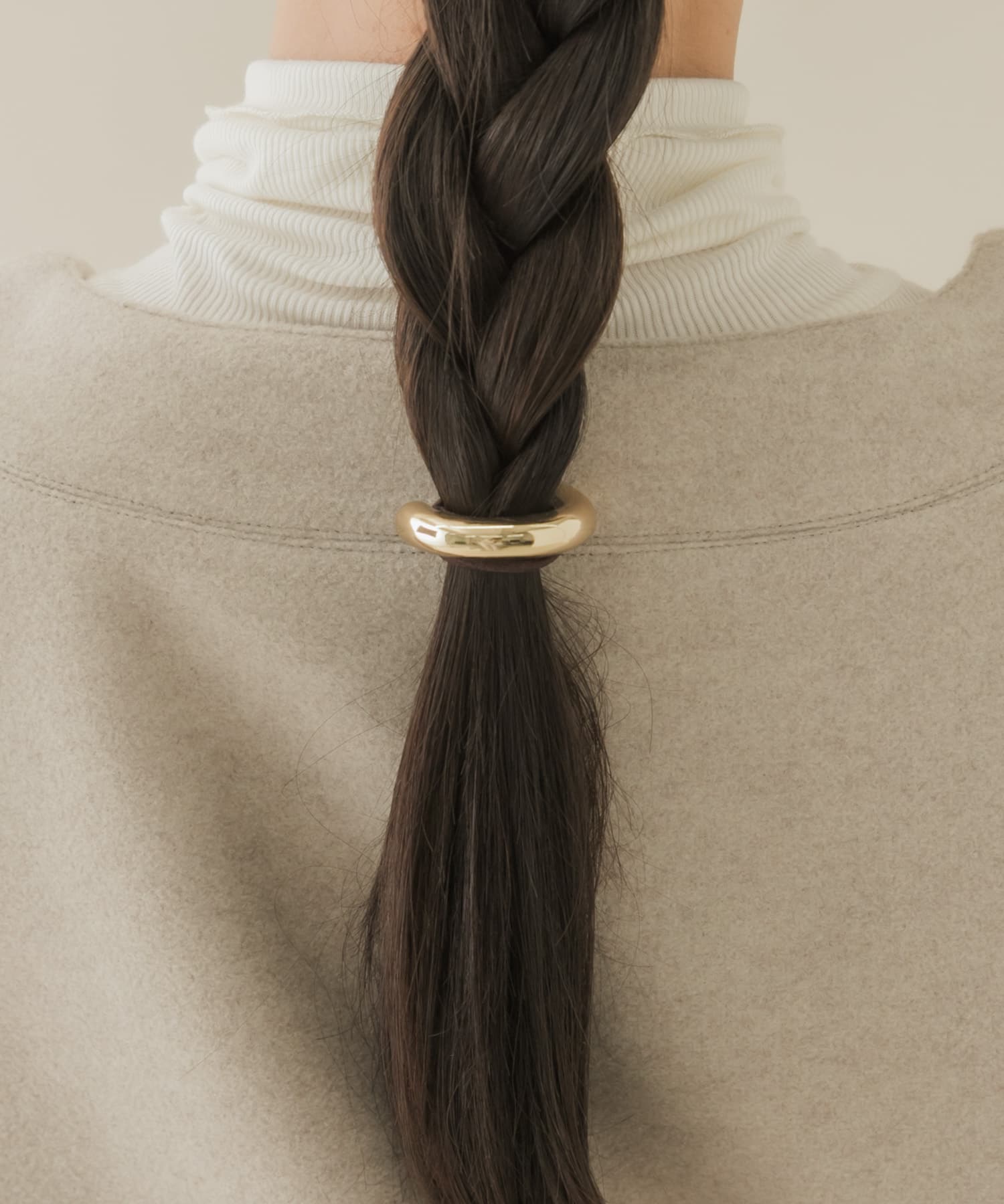 メタルカーブヘアポニー GLD -