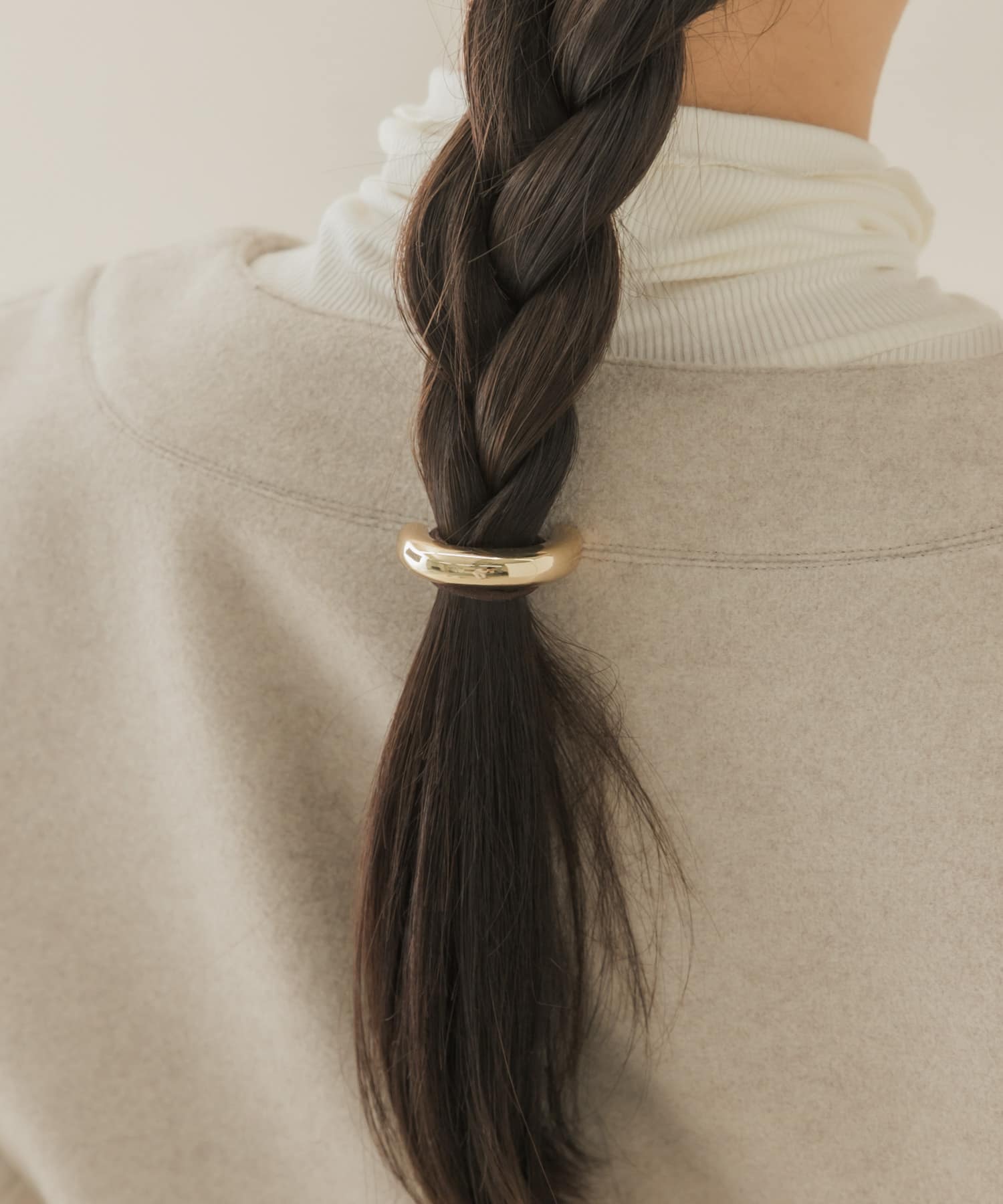 メタルカーブヘアポニー GLD -