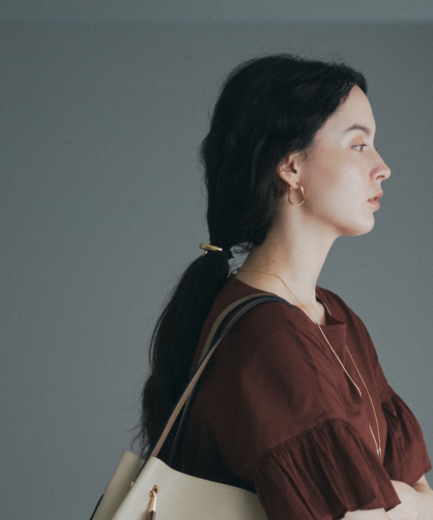 メタルカーブヘアポニー GLD -