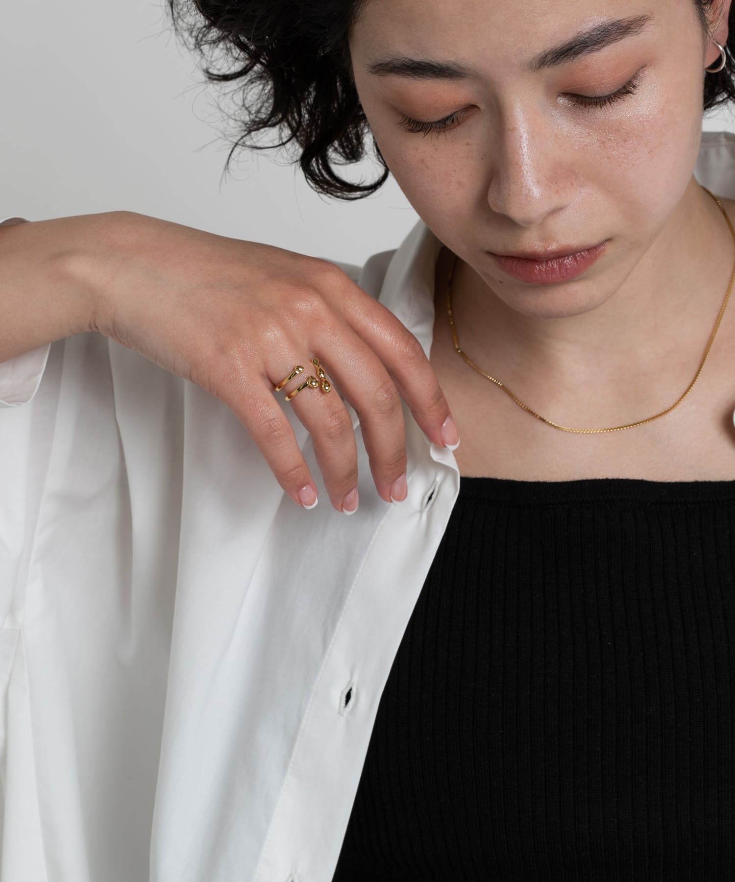 SMELLY so’　ニュアンスリング GLD -