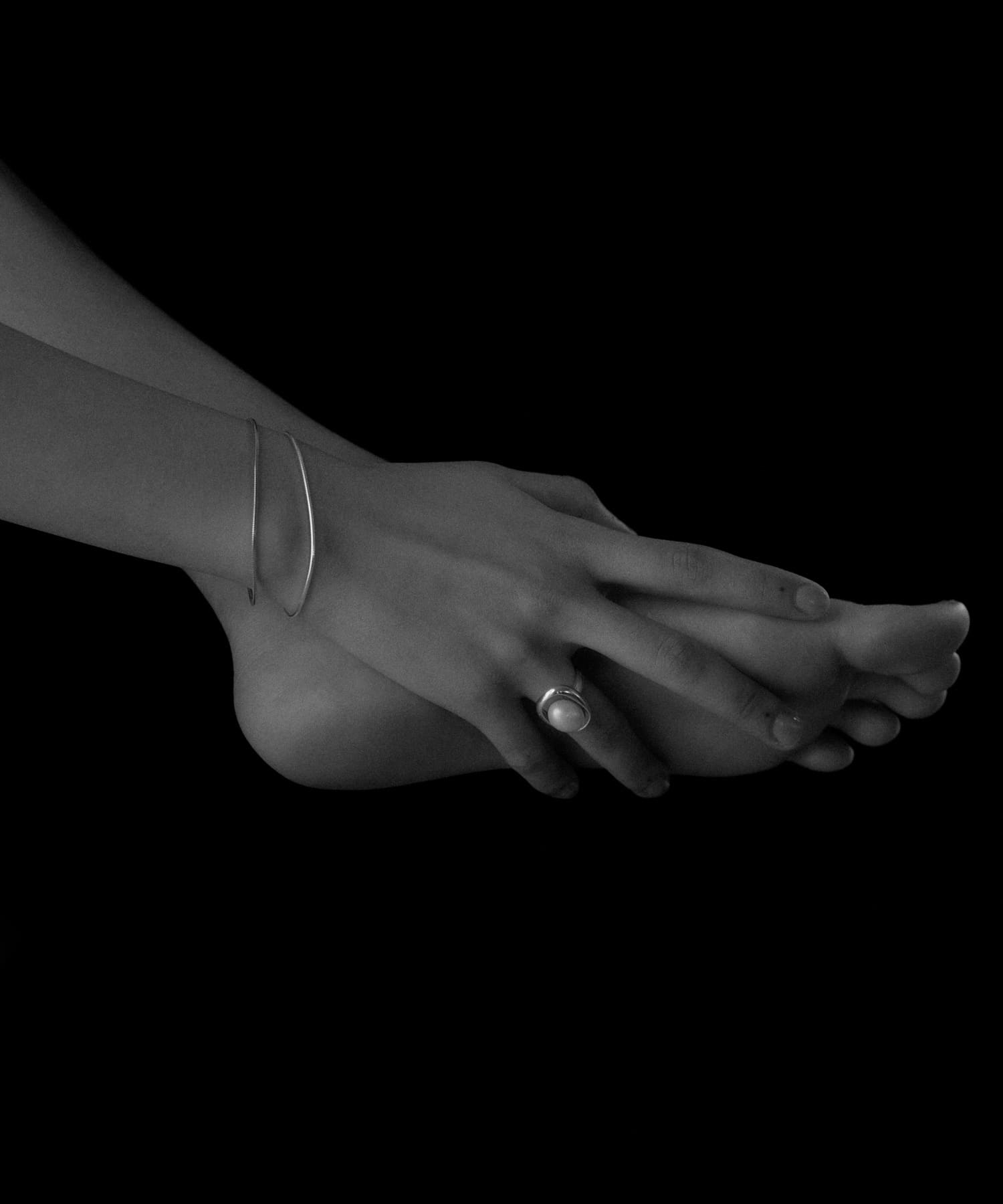 SMELLY so’　pearl round ring SLV -