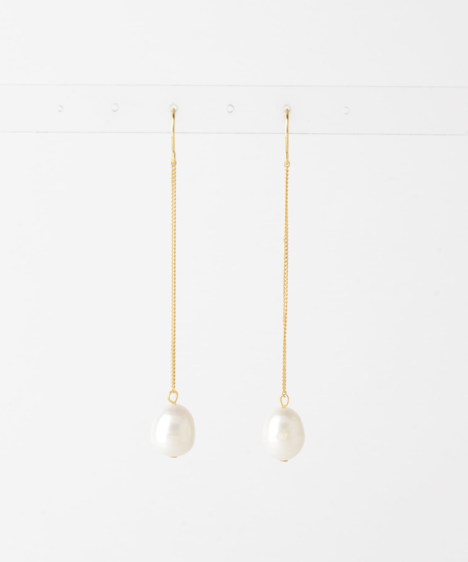 SMELLY so’　pearl chain pierce gld GLD -