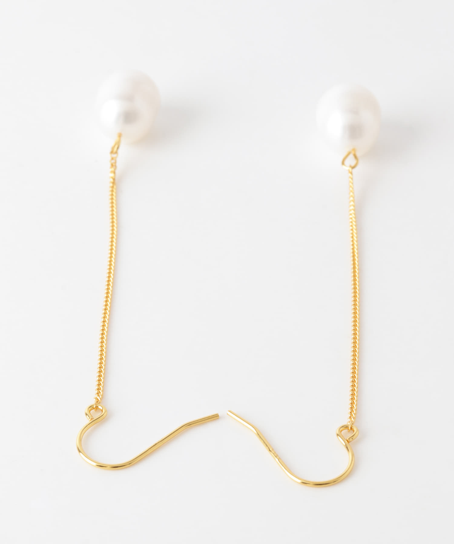 SMELLY so’　pearl chain pierce gld GLD -