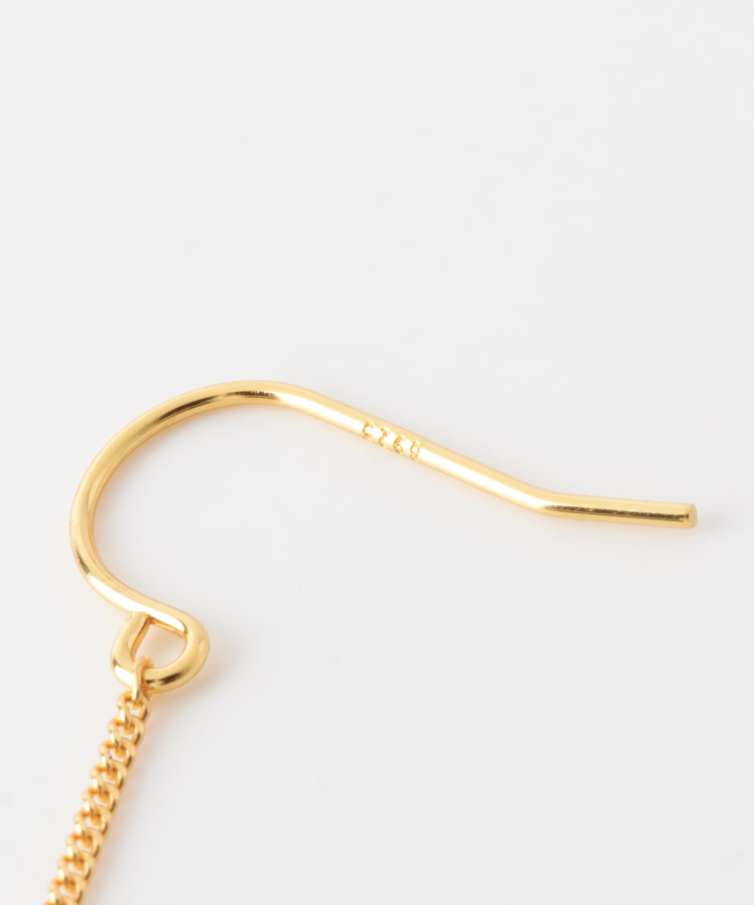 SMELLY so’　pearl chain pierce gld GLD -