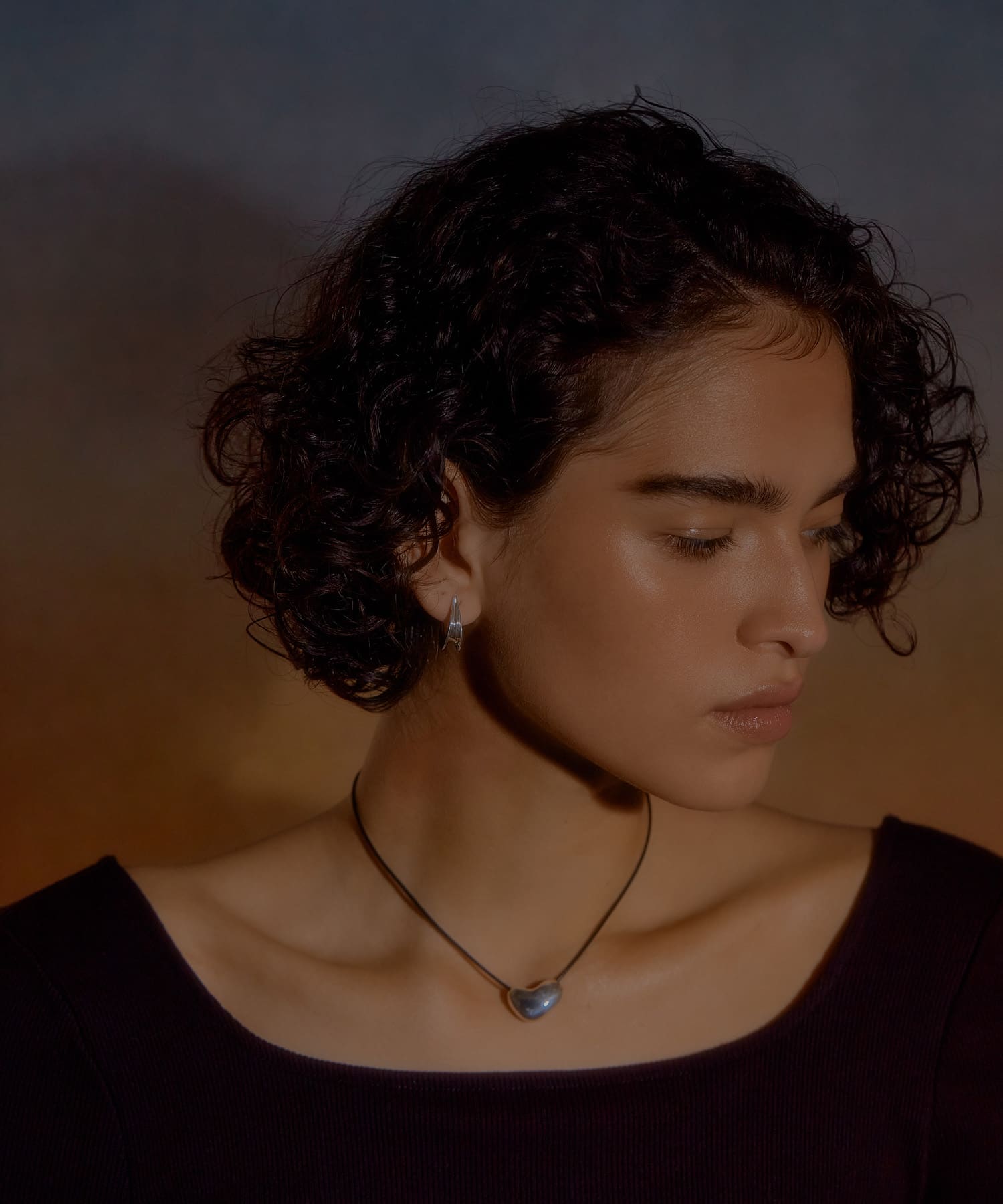 SMELLY so’　curve pierce SLV -