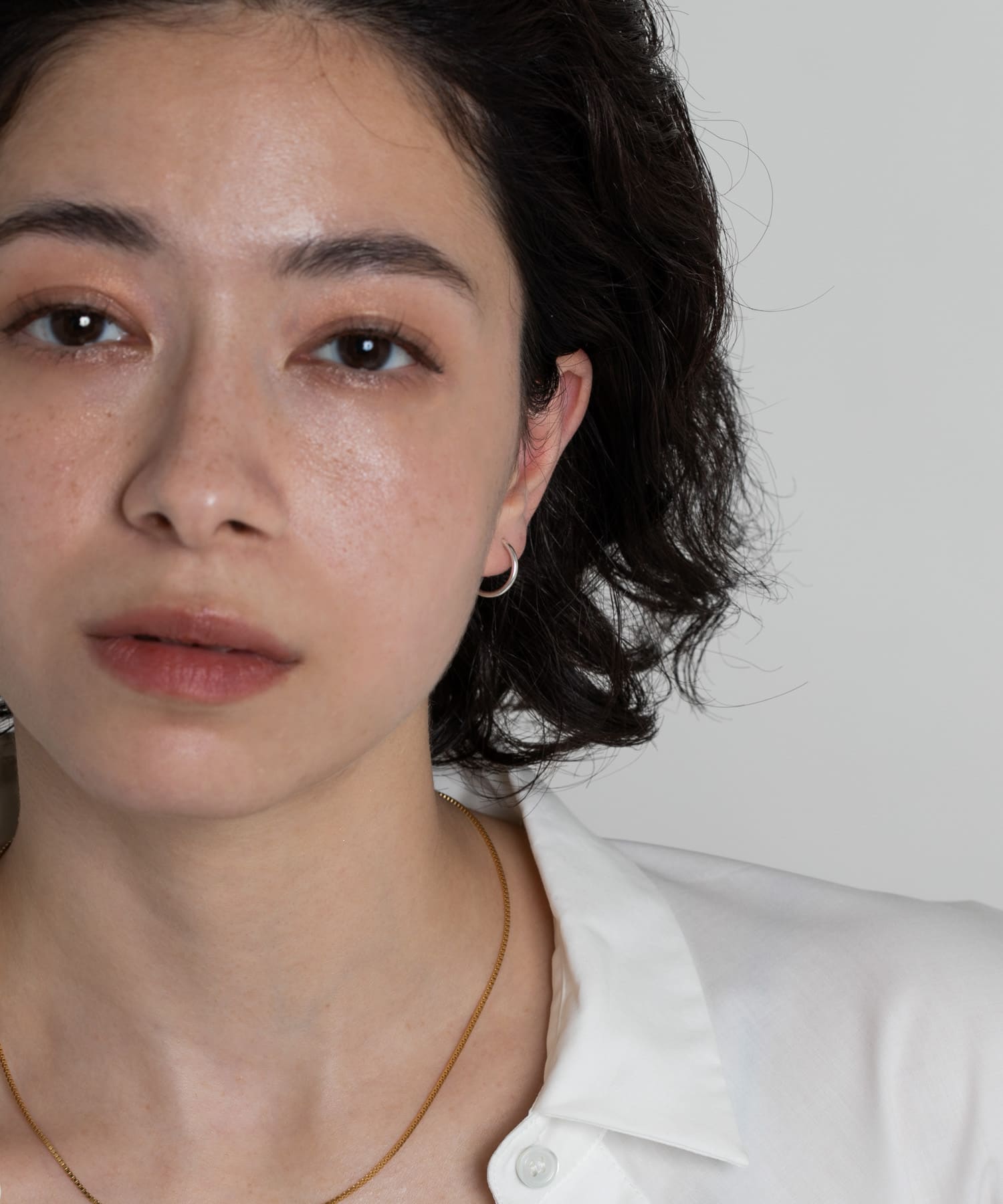 SMELLY so’　フープイヤリング SLV -