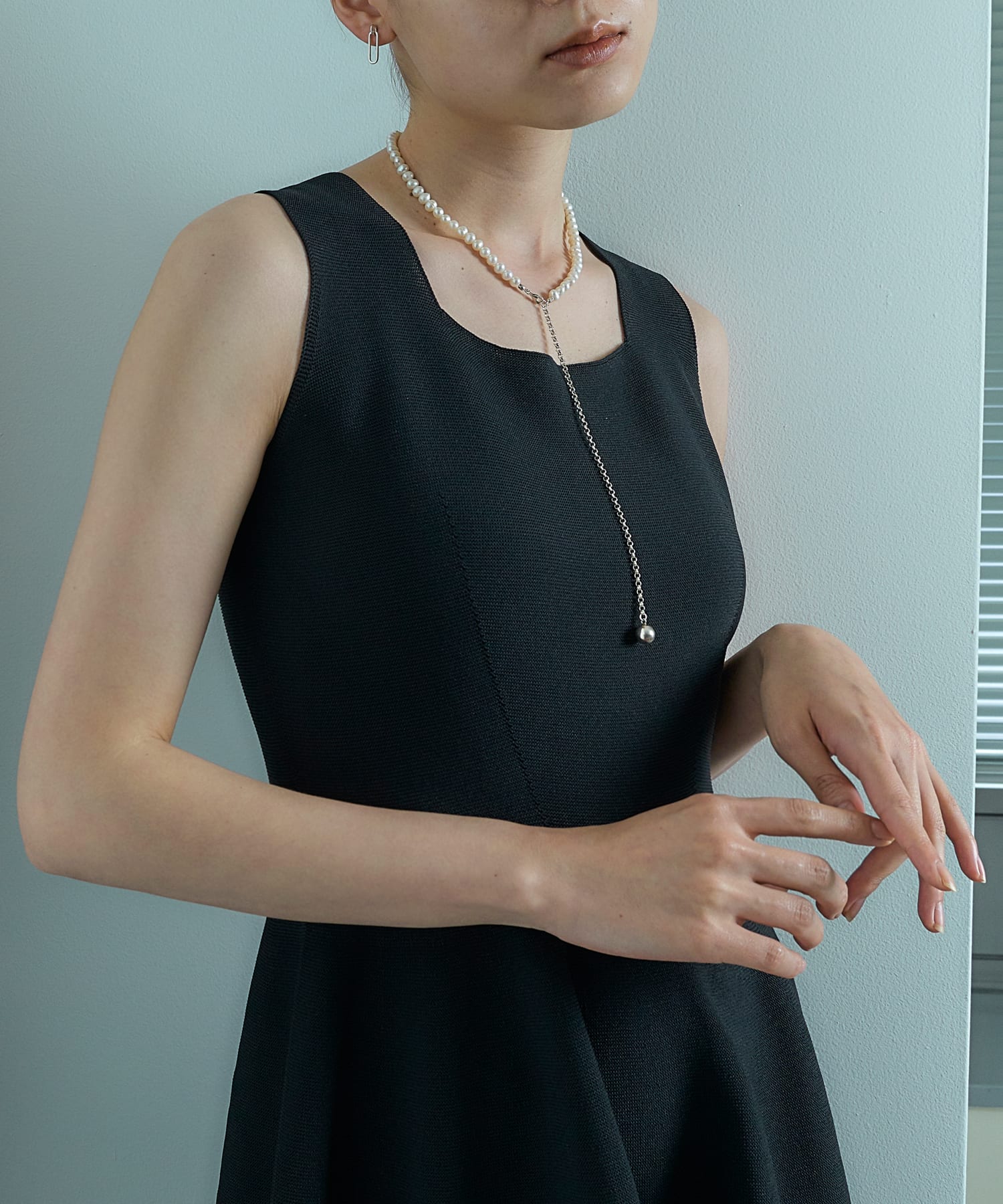 SMELLY so’　2way pearl necklace slv SLV -