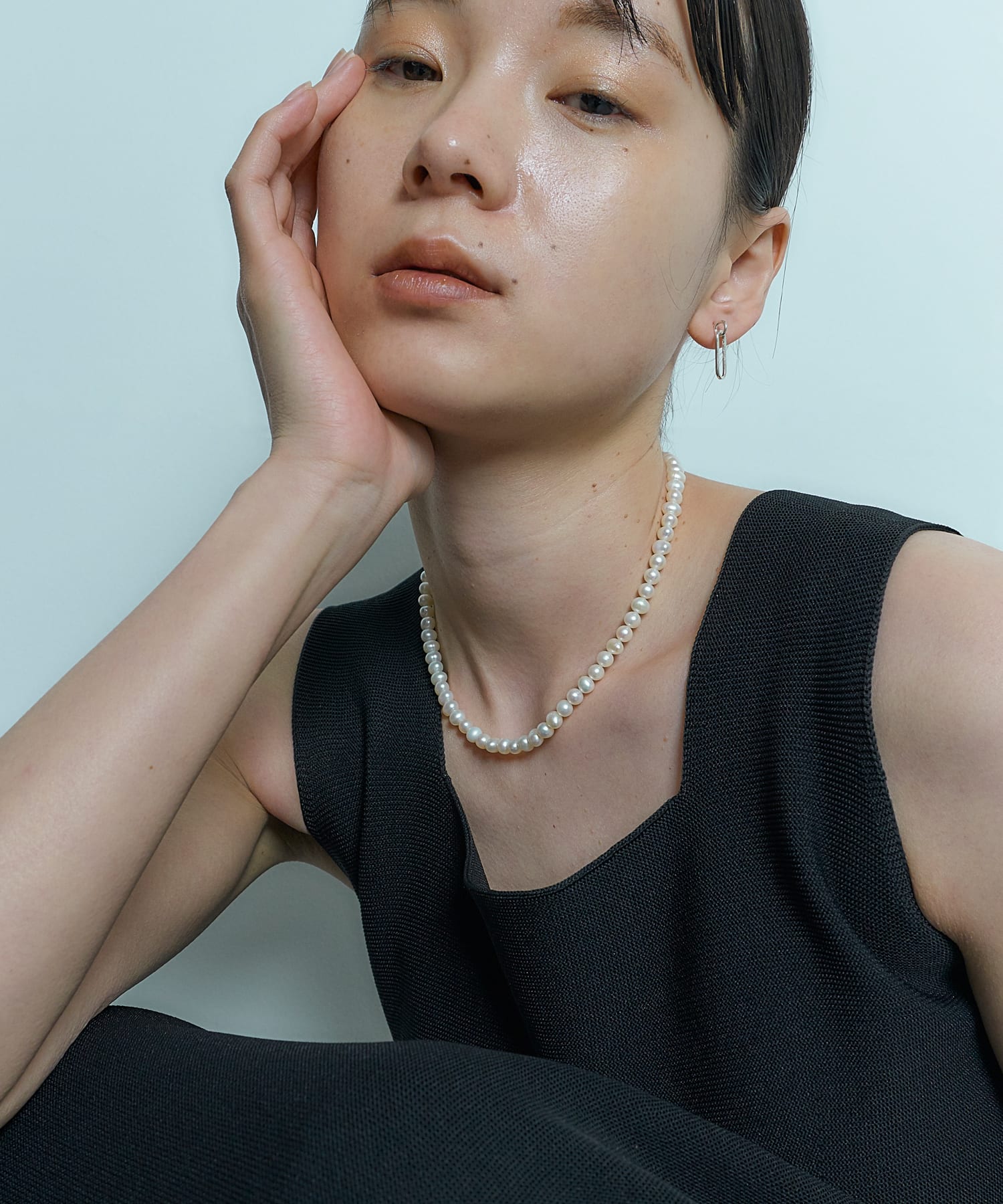 SMELLY so’　2way pearl necklace slv SLV -
