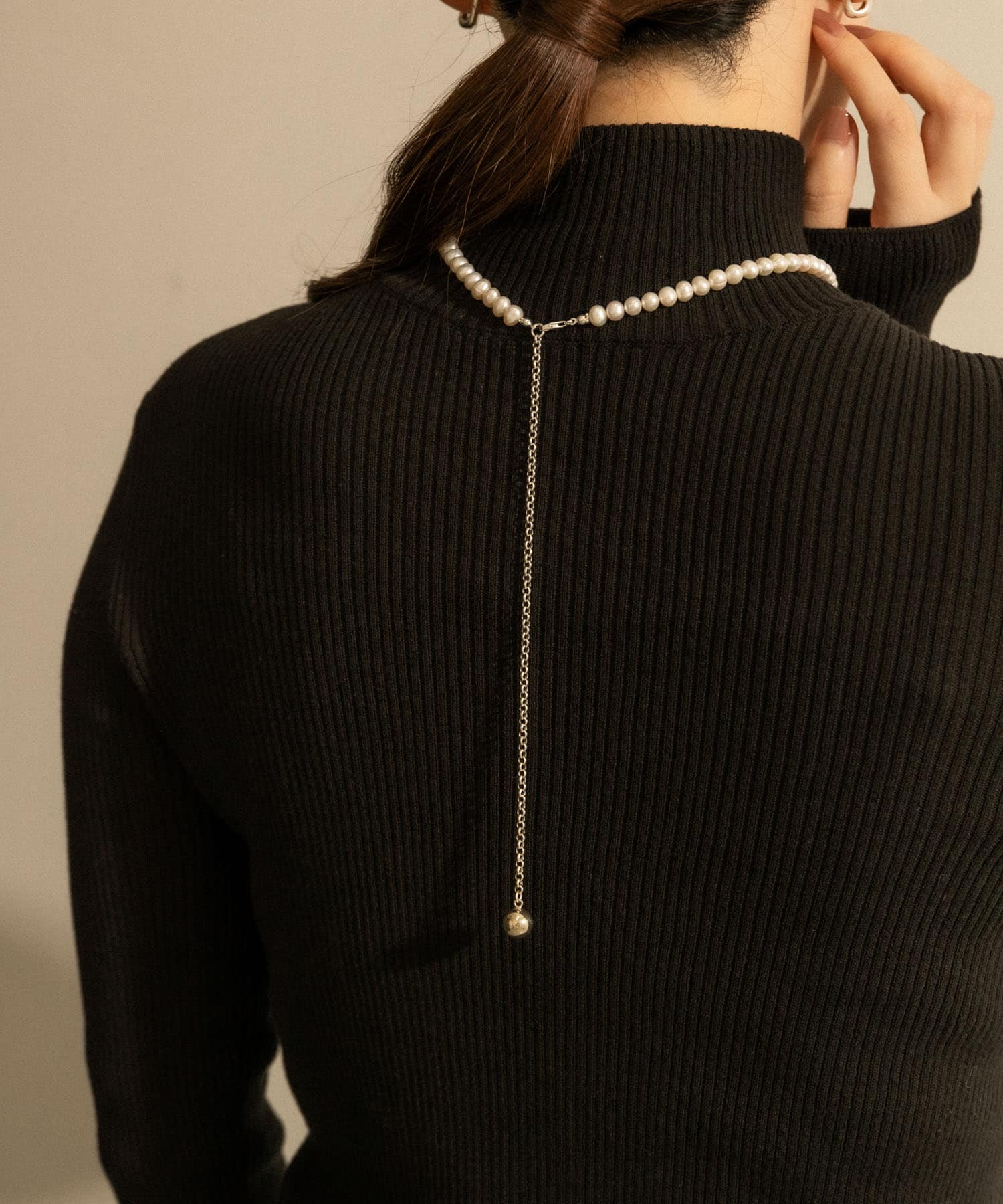 SMELLY so’　2way pearl necklace slv SLV -