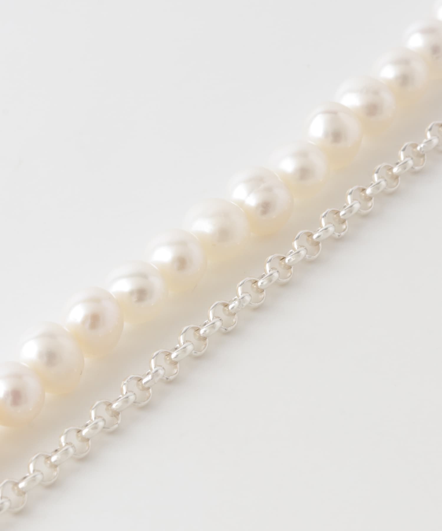 SMELLY so’　2way pearl necklace slv SLV -