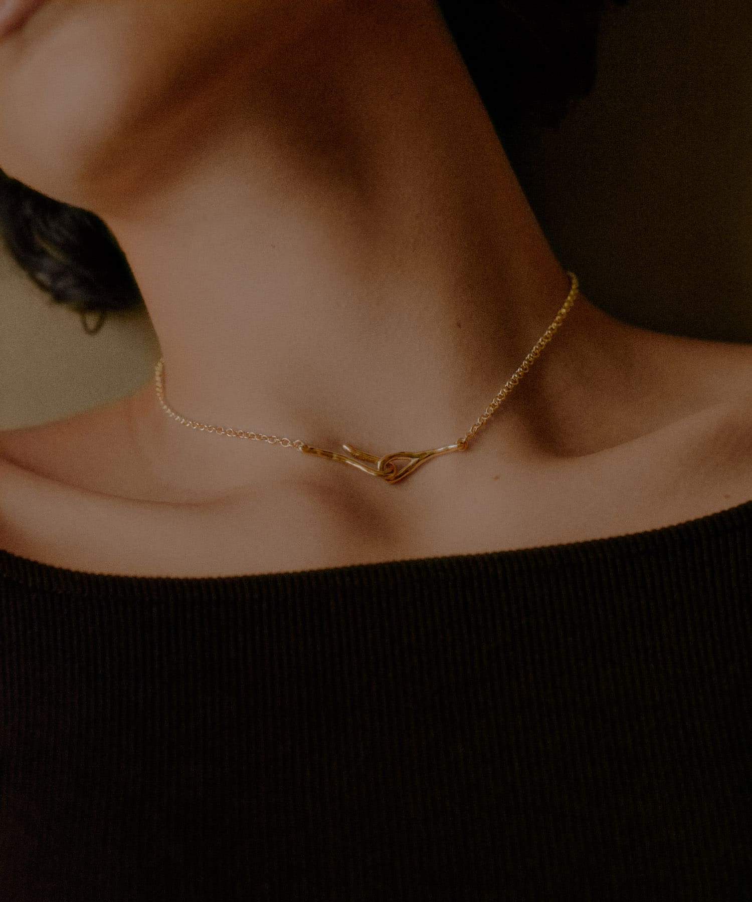 SMELLY so’　mantel short necklace