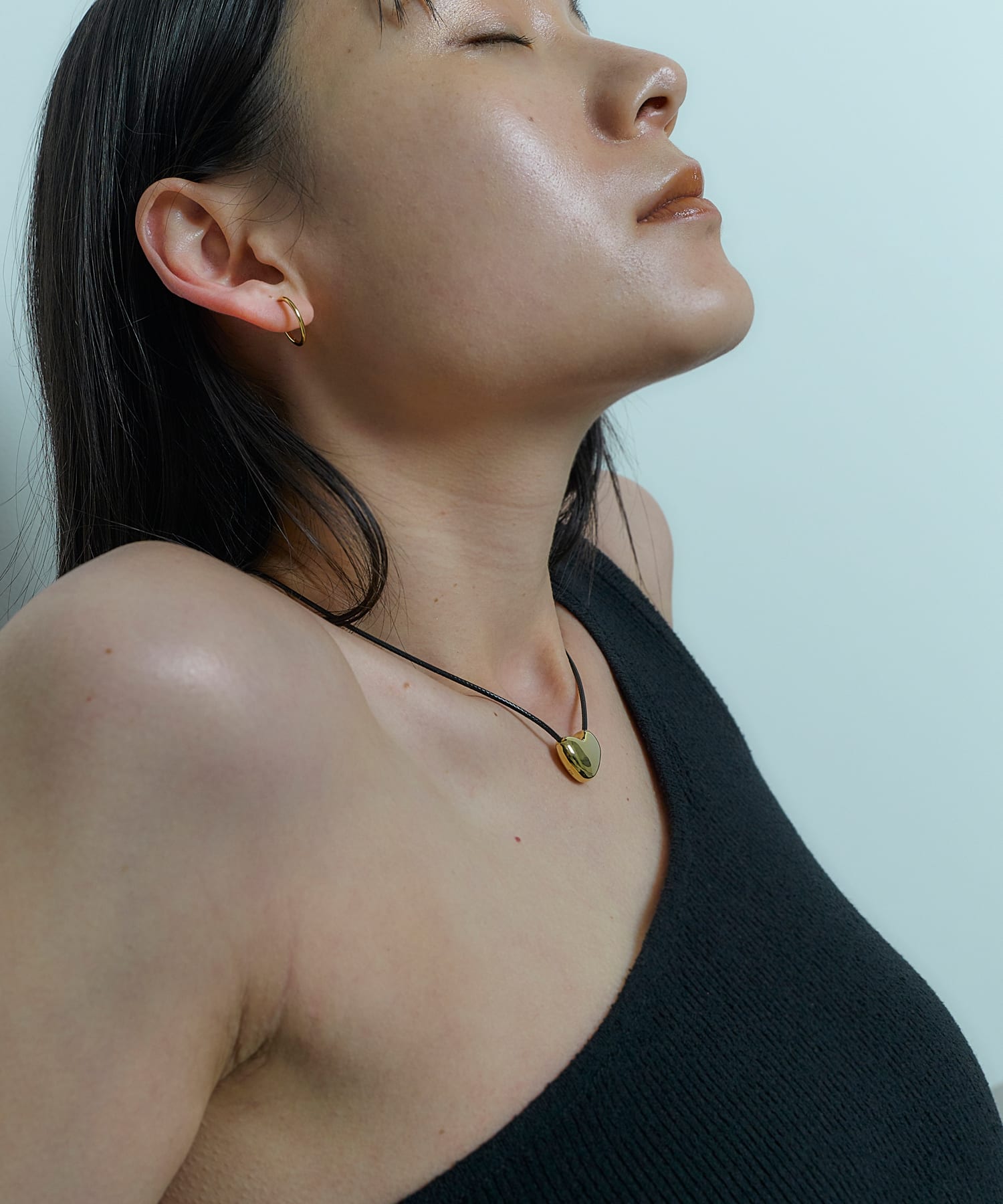 SMELLY so’　plump cord necklace GLD -