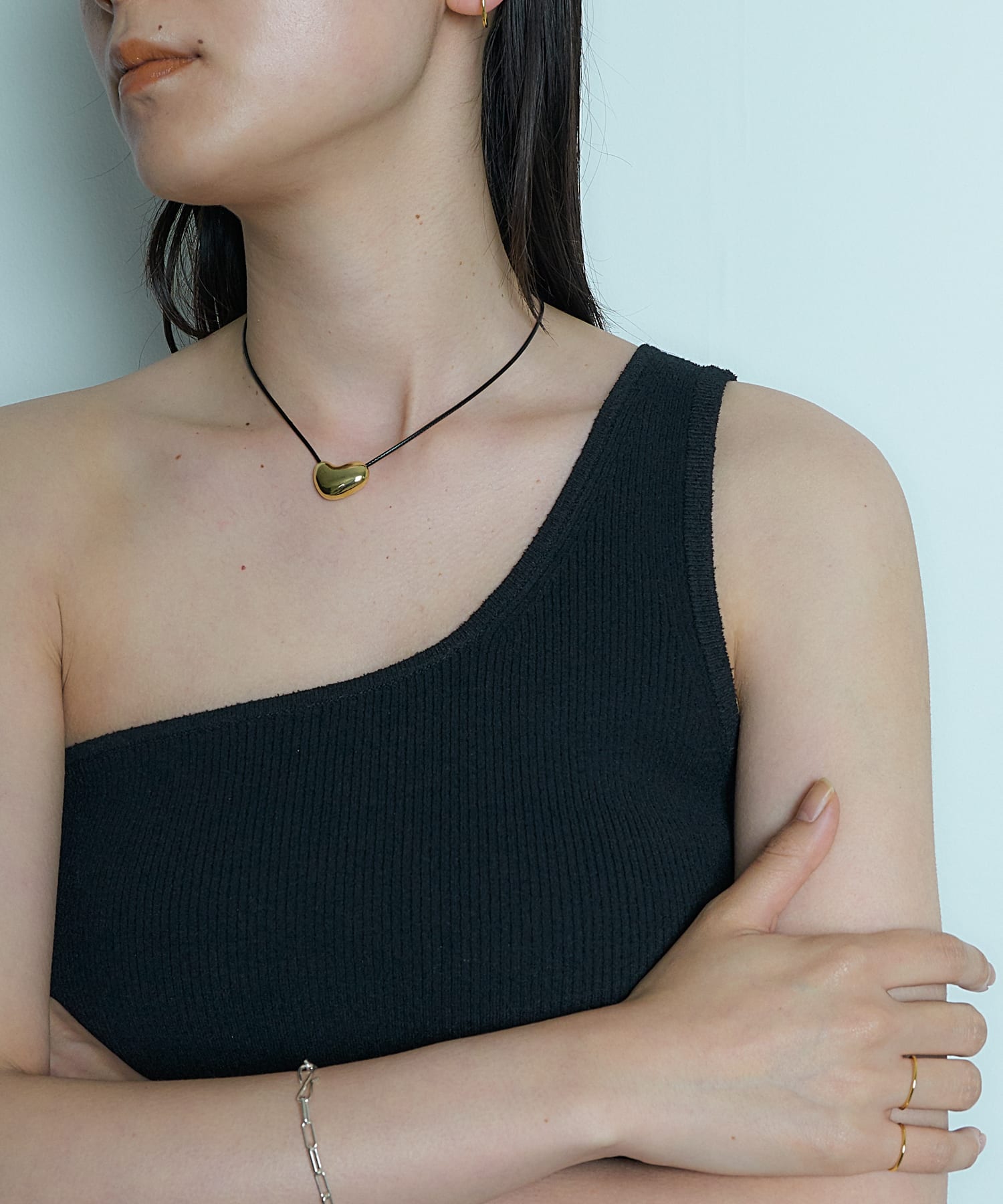 SMELLY so’　plump cord necklace GLD -