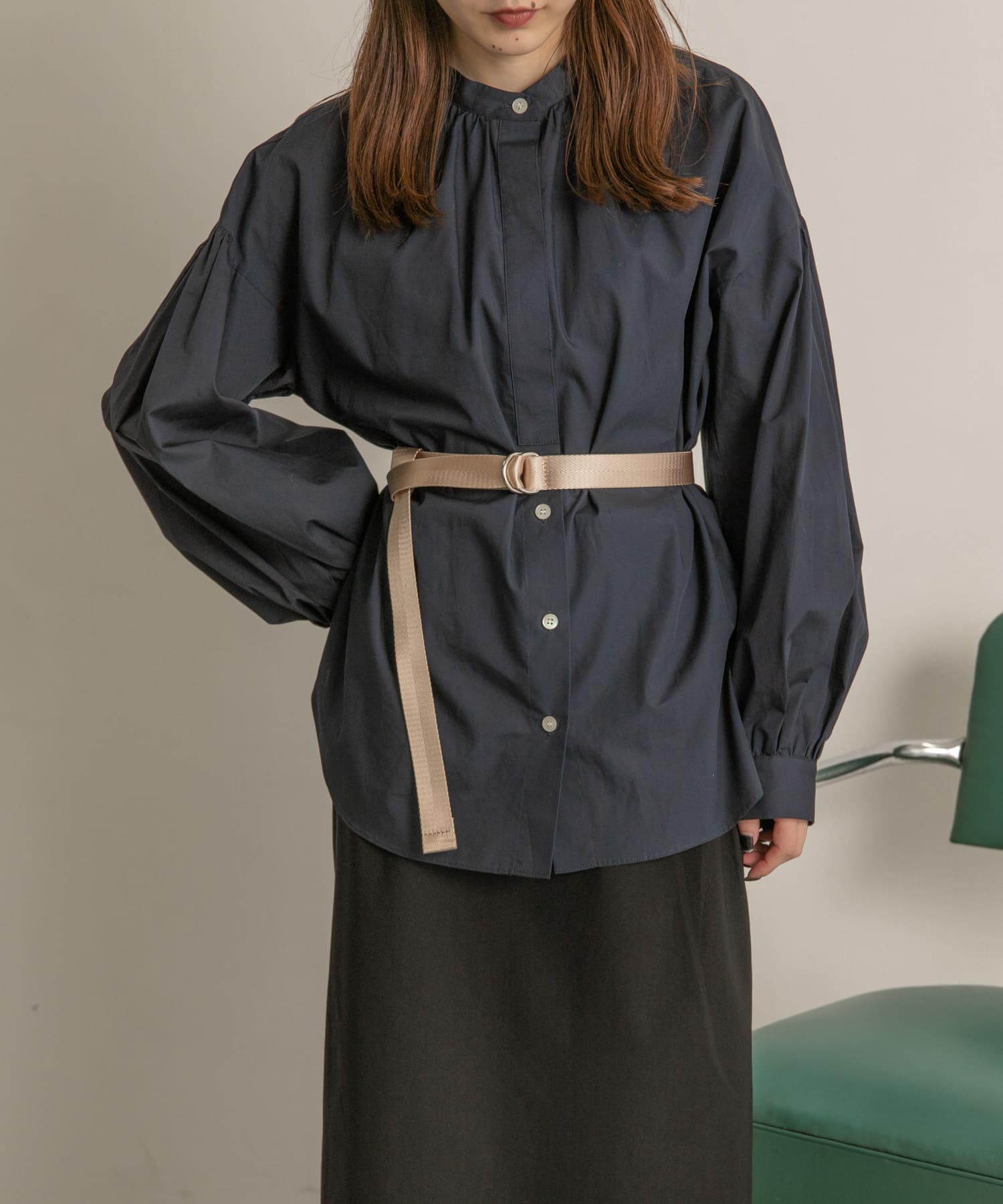 カラーテープベルト BEG -