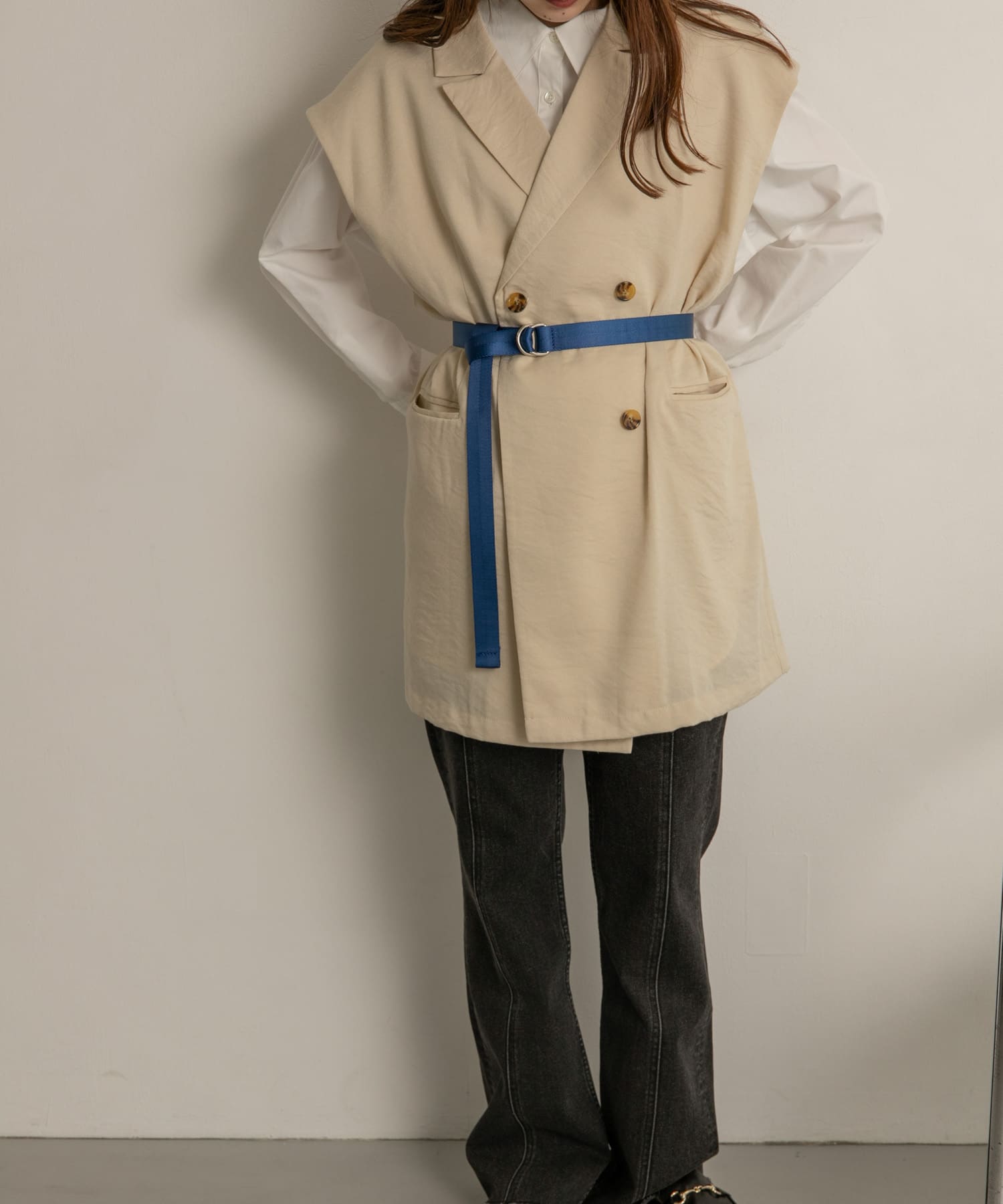 カラーテープベルト BLU -