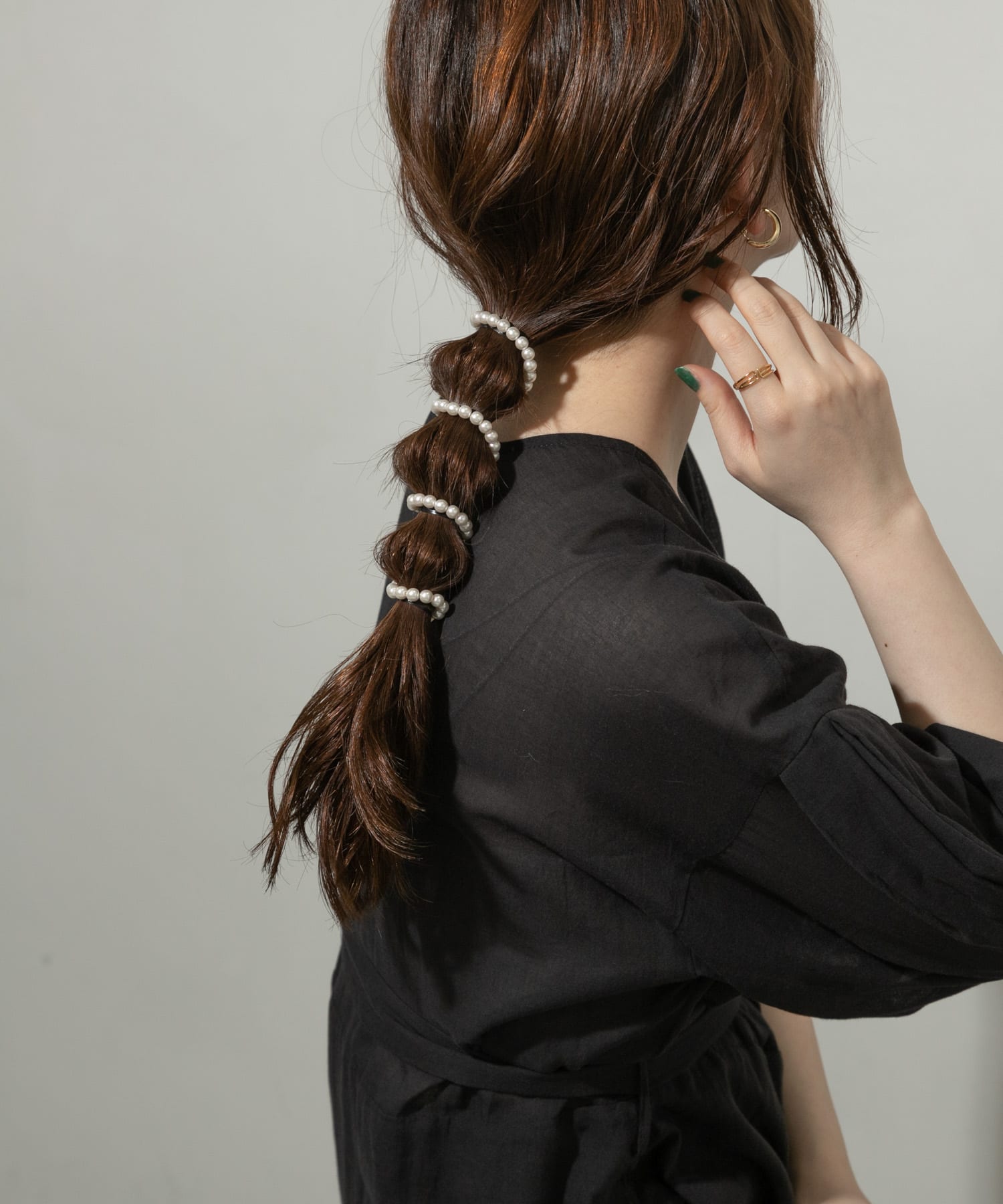 パールグルグルヘアワイヤー IVY -