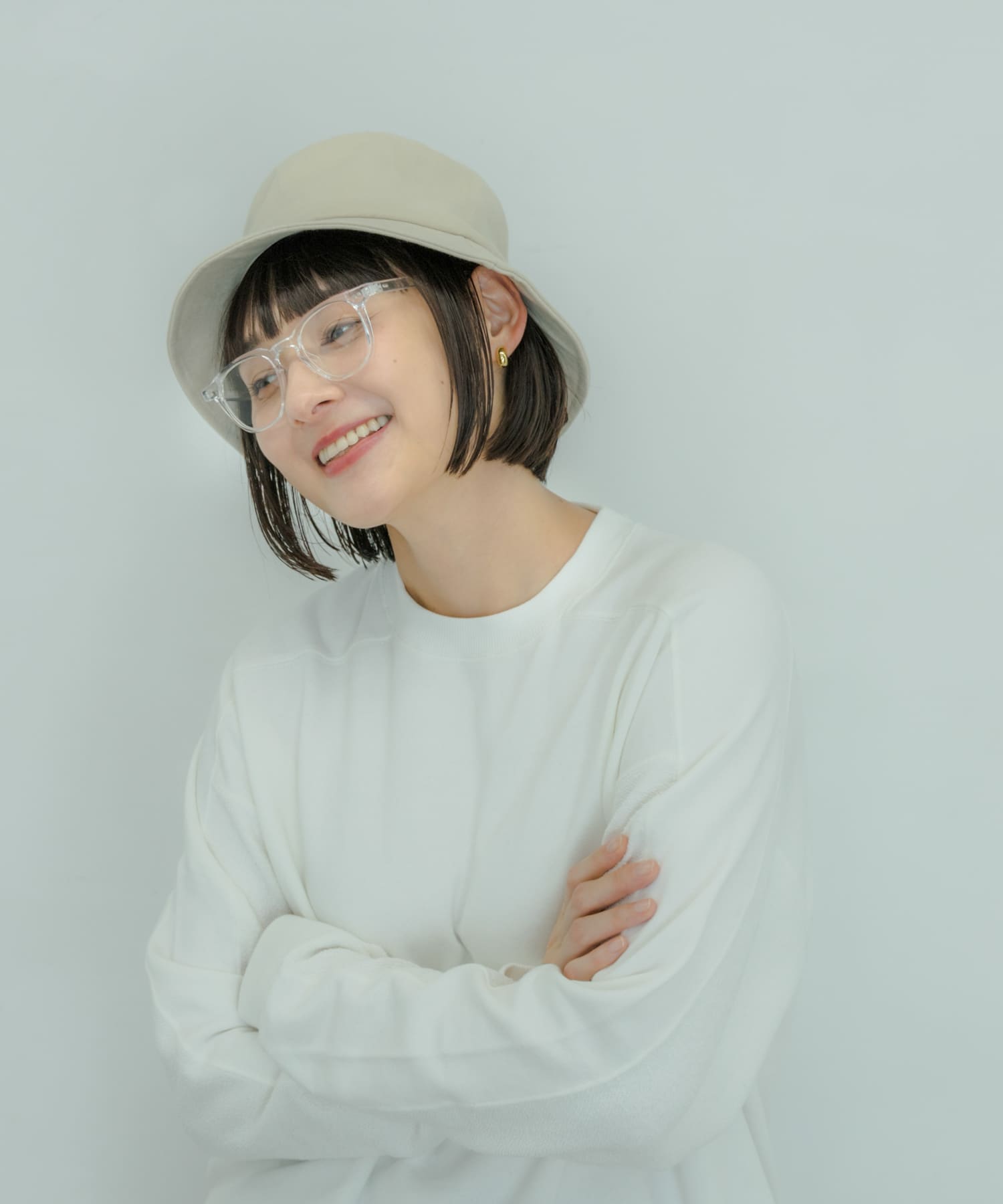 ツイルコットンバケットハット IVO -