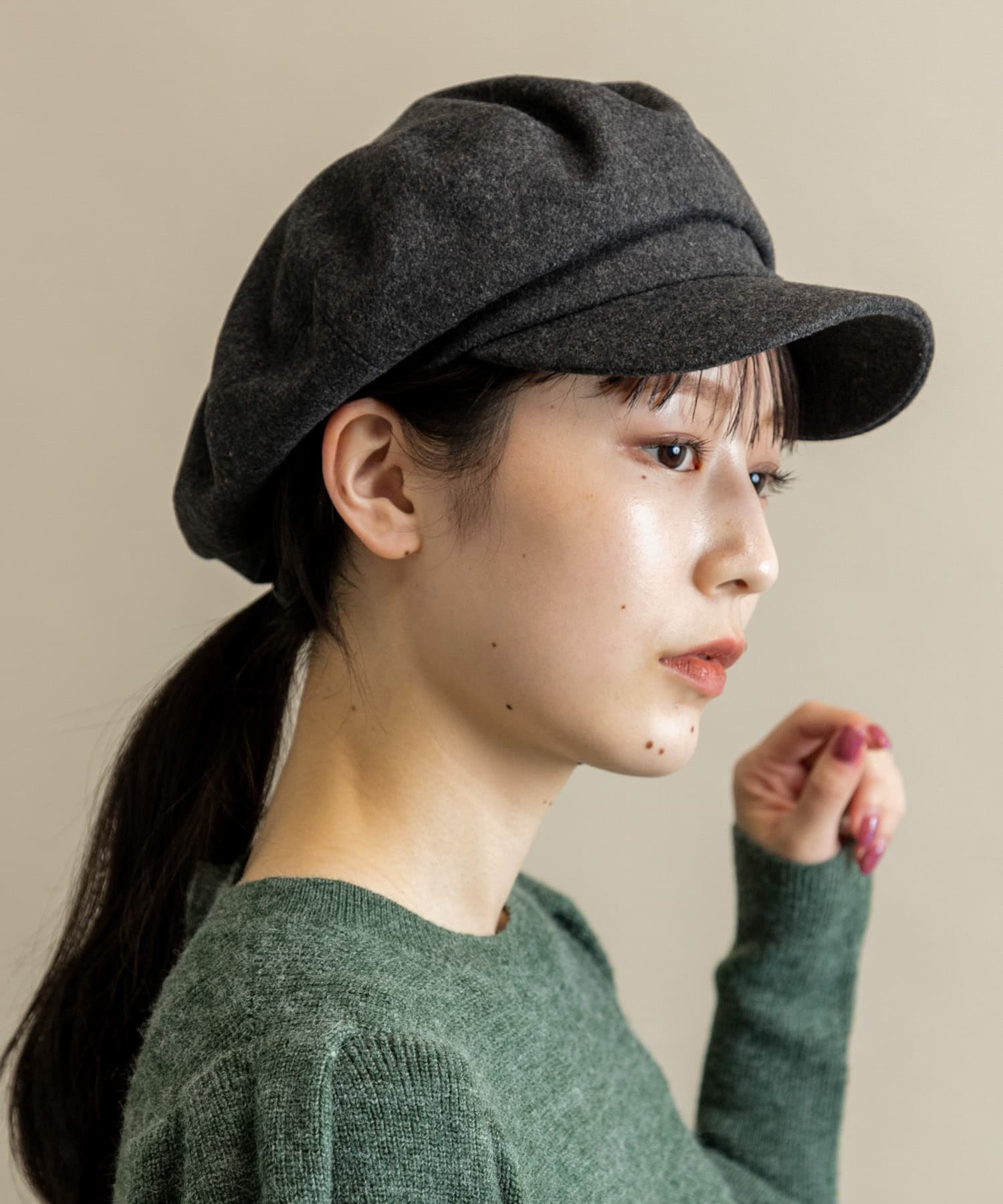 ウールキャスケット