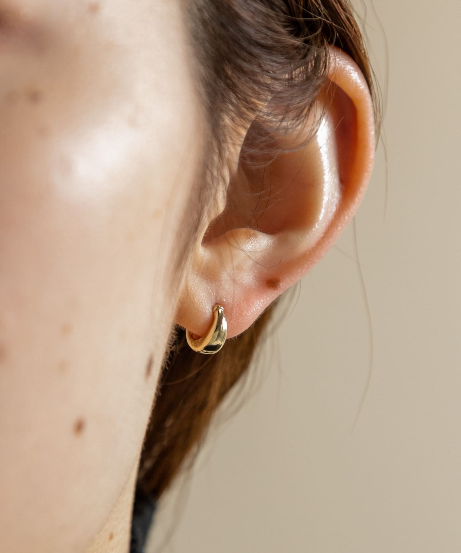 ミニドロップワンタッチピアス GLD -