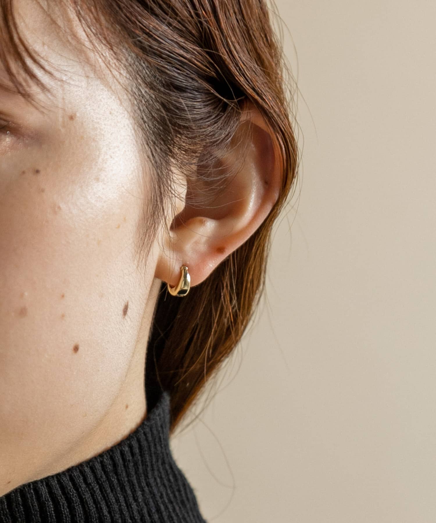 ミニドロップワンタッチピアス GLD -