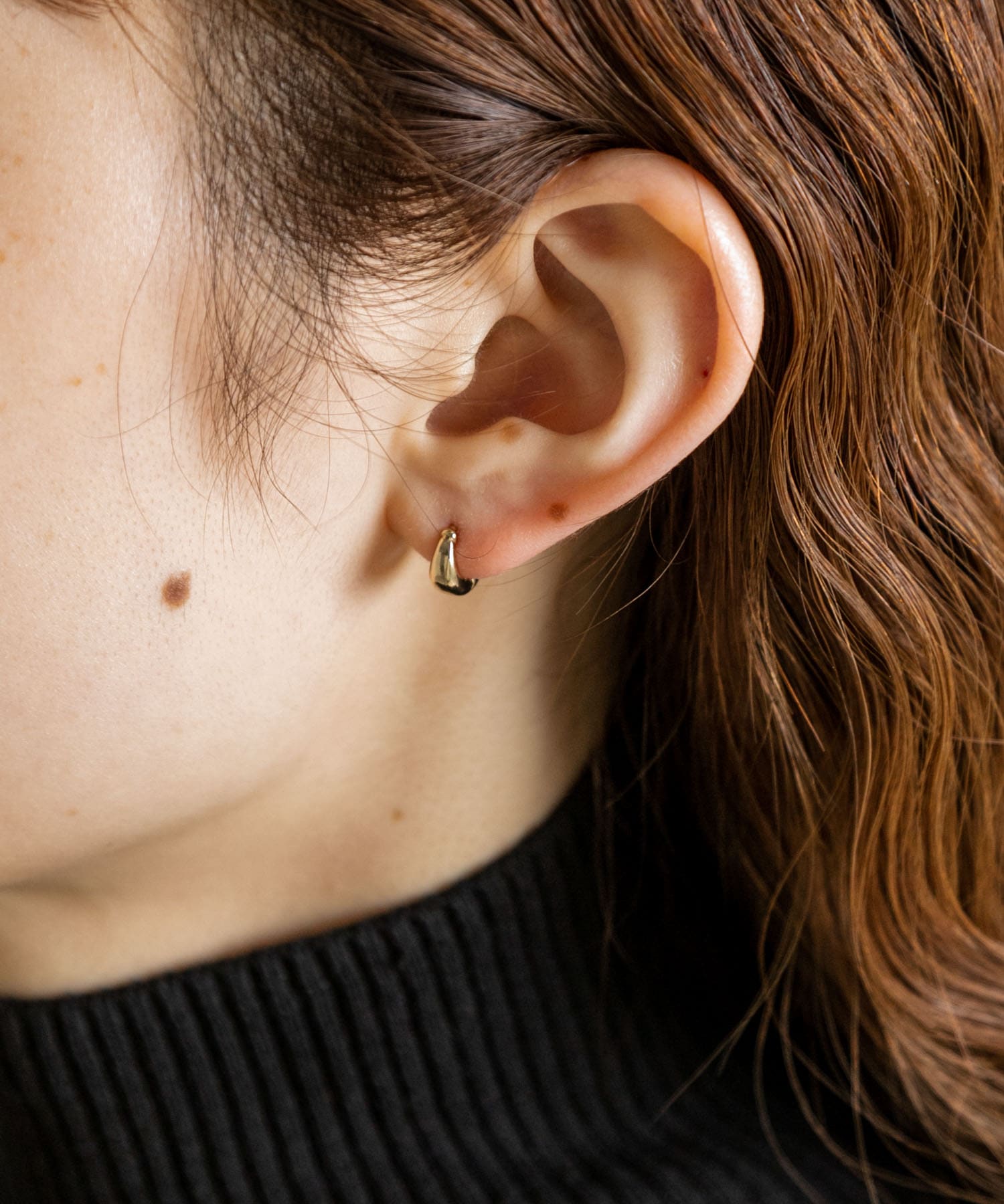 ミニドロップワンタッチピアス GLD -